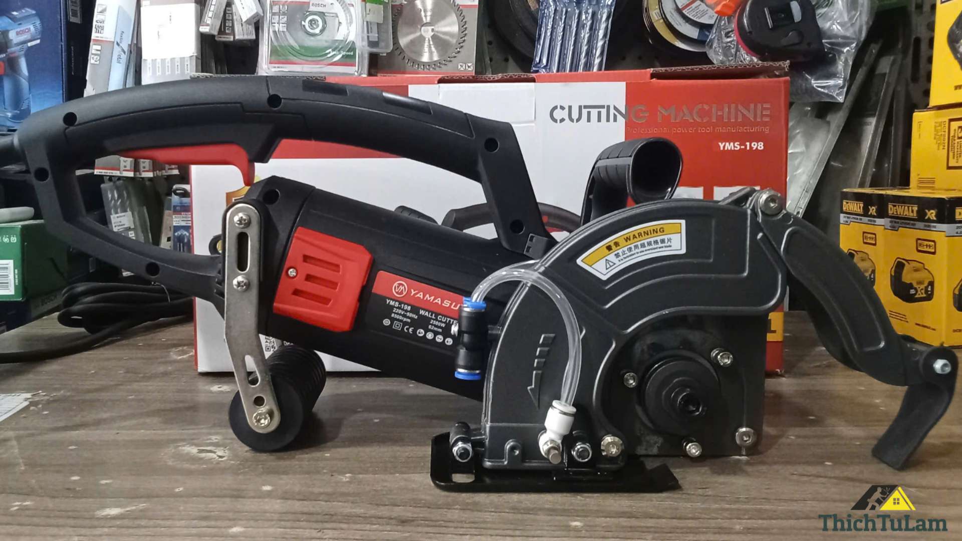MÁY CẮT TƯỜNG YMS-198 1 LƯỠI CHUYÊN NGHIỆP