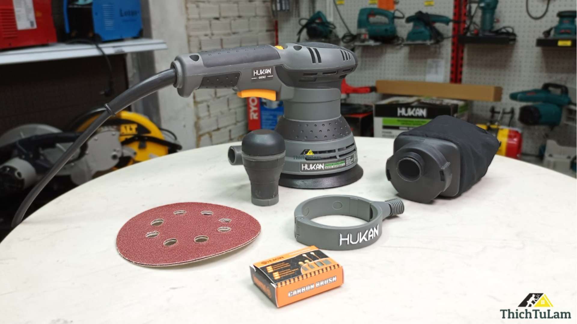 Máy chà nhám gen 2 Hukan G2-ROSS5041M