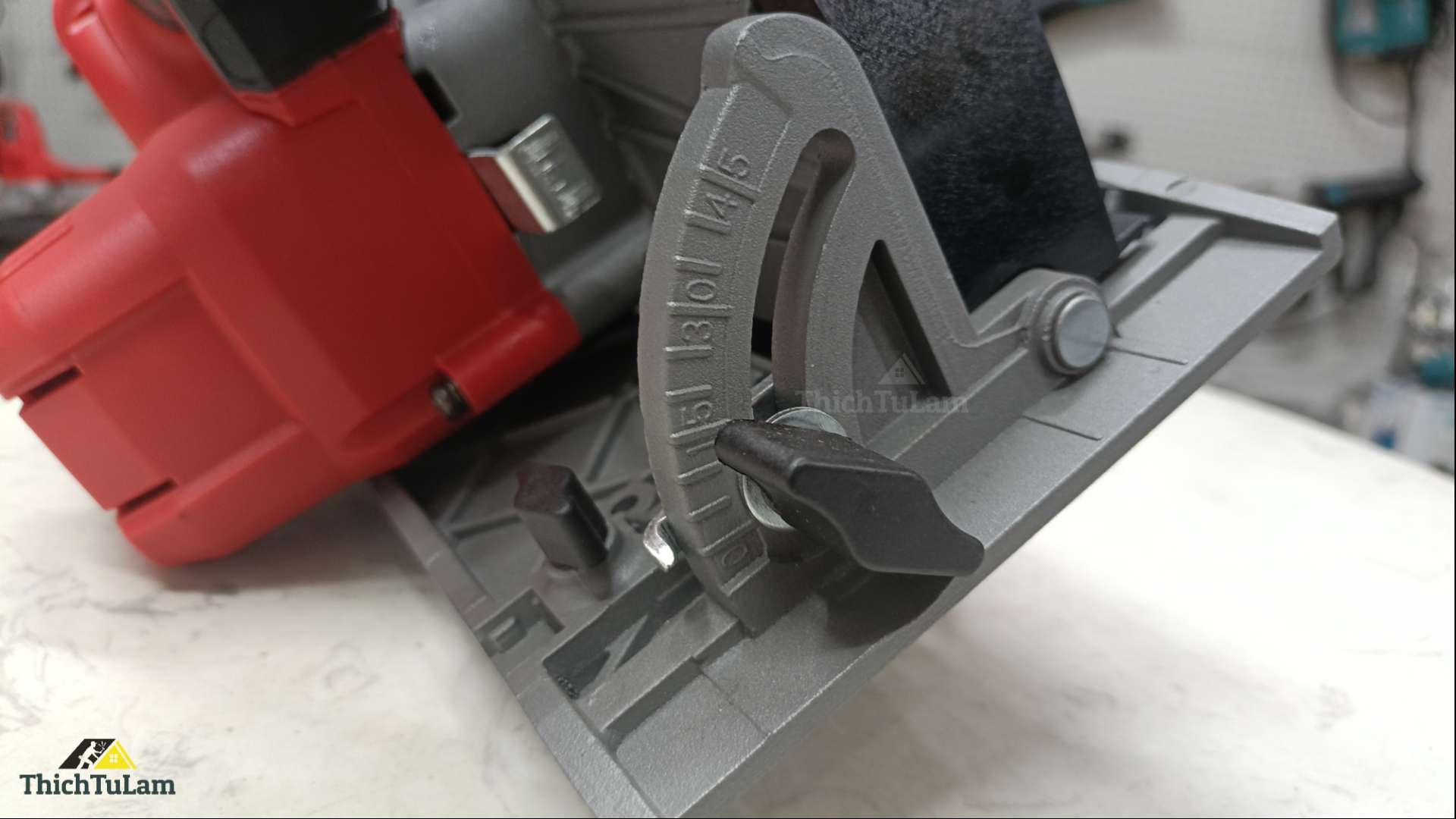 Thân máy cưa đĩa pin 18V 190mm Kingblue KM18CD (Chân Makita)