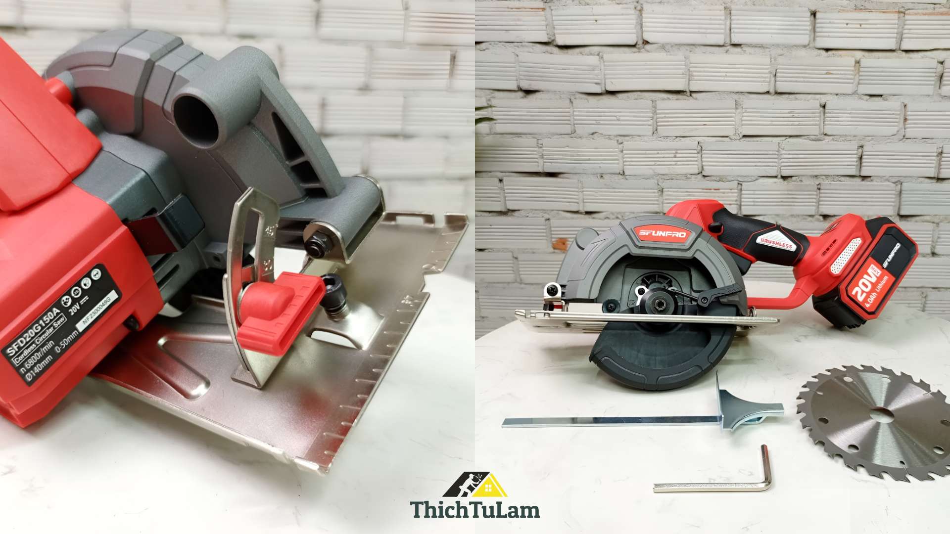 Máy Cưa Đĩa Pin Sfunpro SFD20G150A