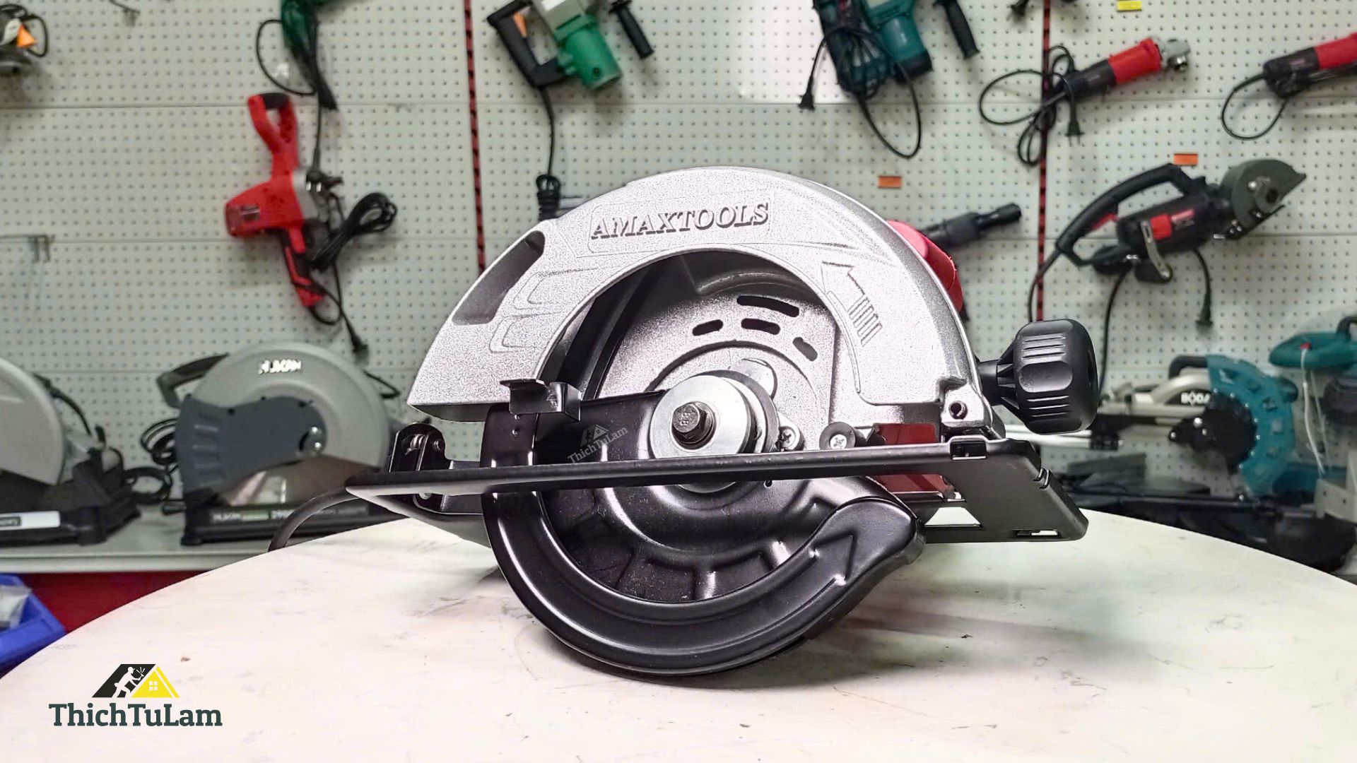 Máy cưa gỗ 180mm Amaxtools AM185-01