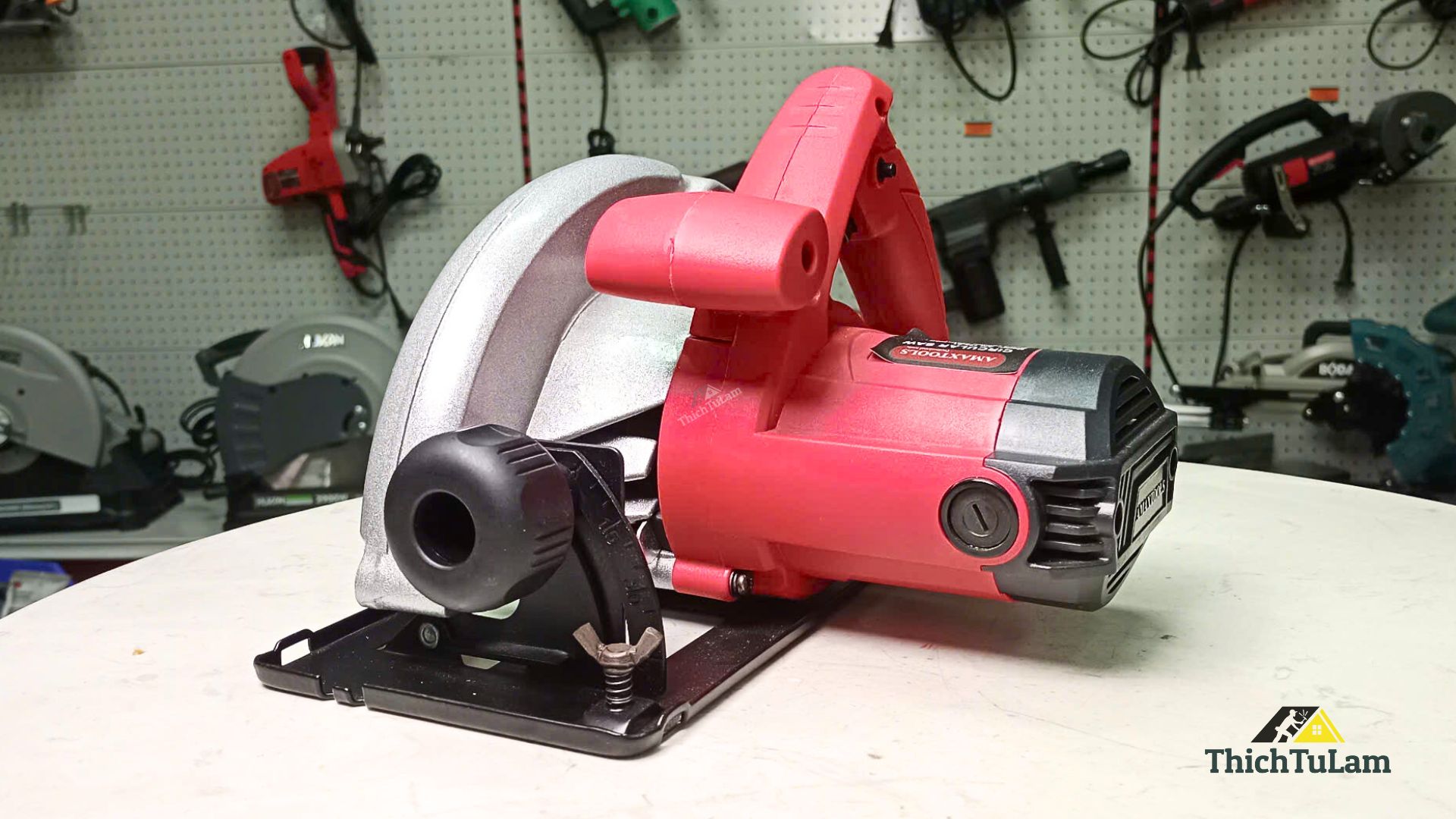 Máy cưa gỗ 180mm Amaxtools AM185-01