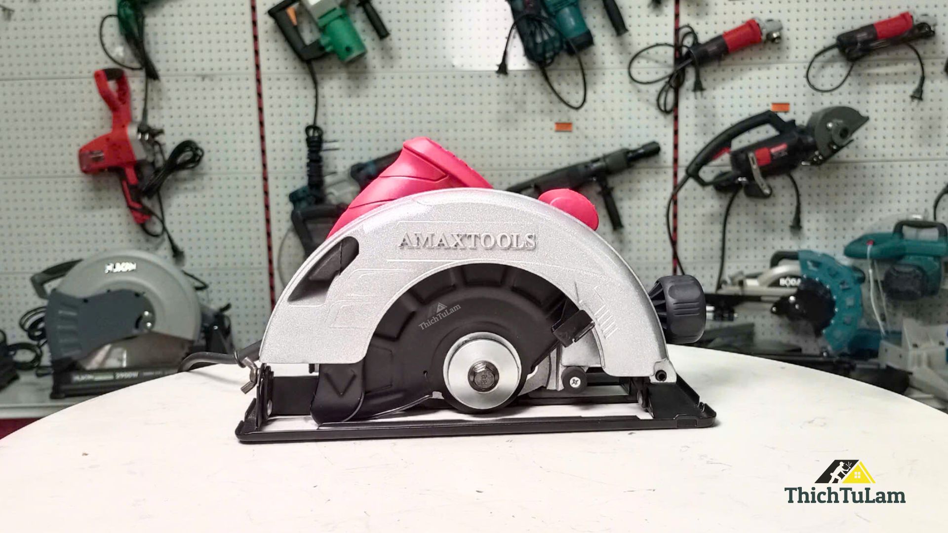 Máy cưa gỗ 180mm Amaxtools AM185-01