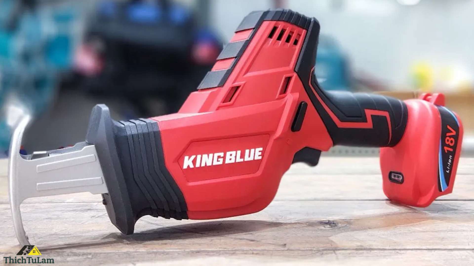 Thân máy cưa kiếm pin 18V Kingblue KM18CK (Chân pin Makita)