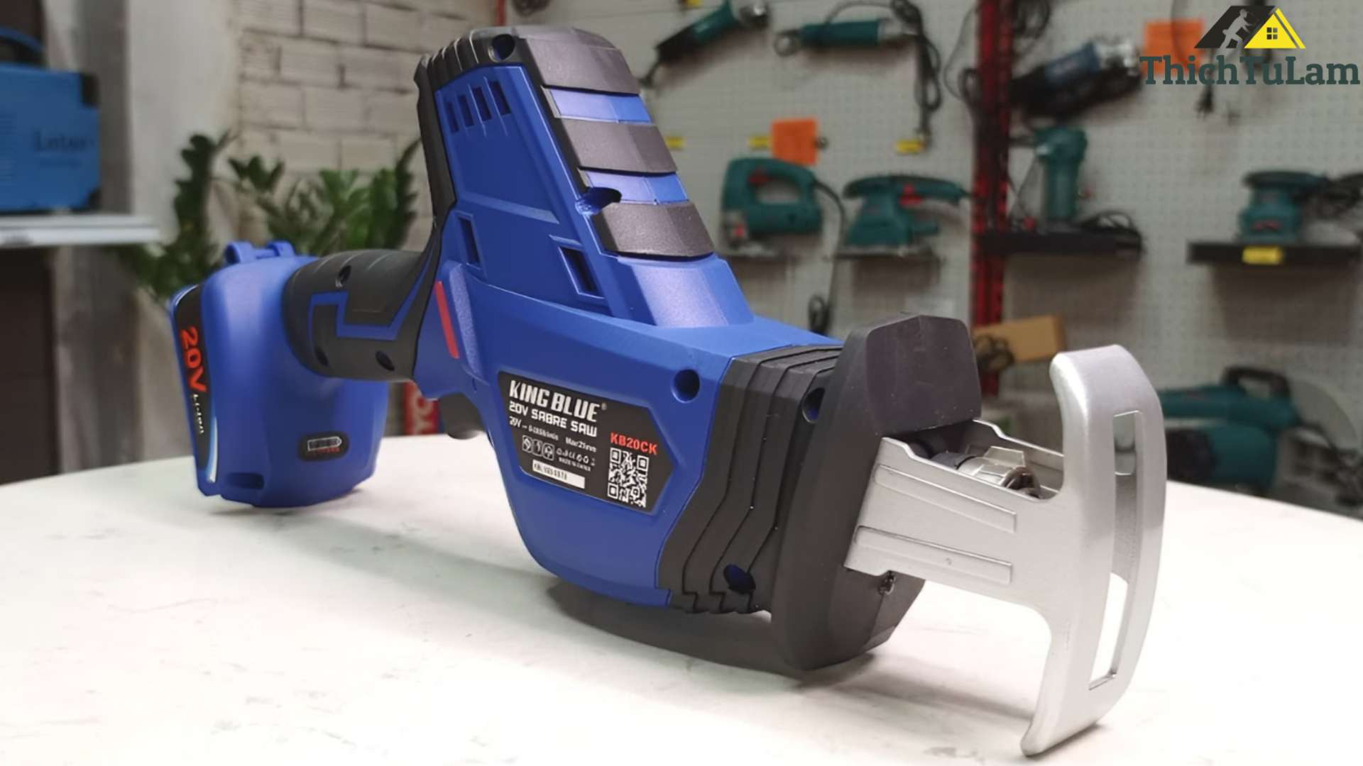 Máy cưa kiếm pin 20V Kingblue KB20CK1 (1 pin 4Ah+ 1 sạc) (Chân Bosch)