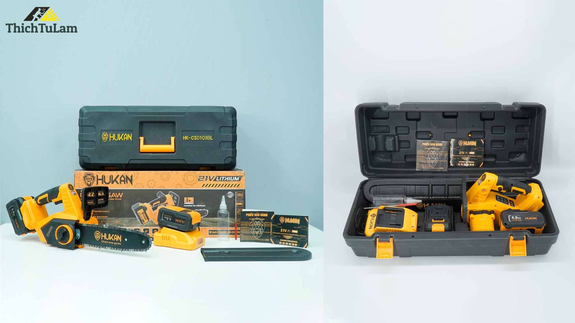 Máy Cưa Xích Pin Hukan CS010iBL