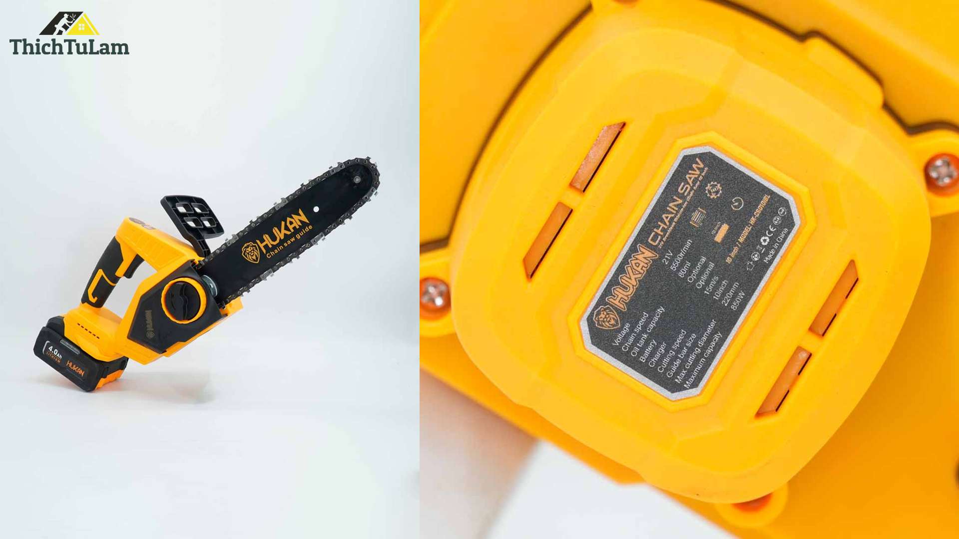 Máy Cưa Xích Pin Hukan CS010iBL
