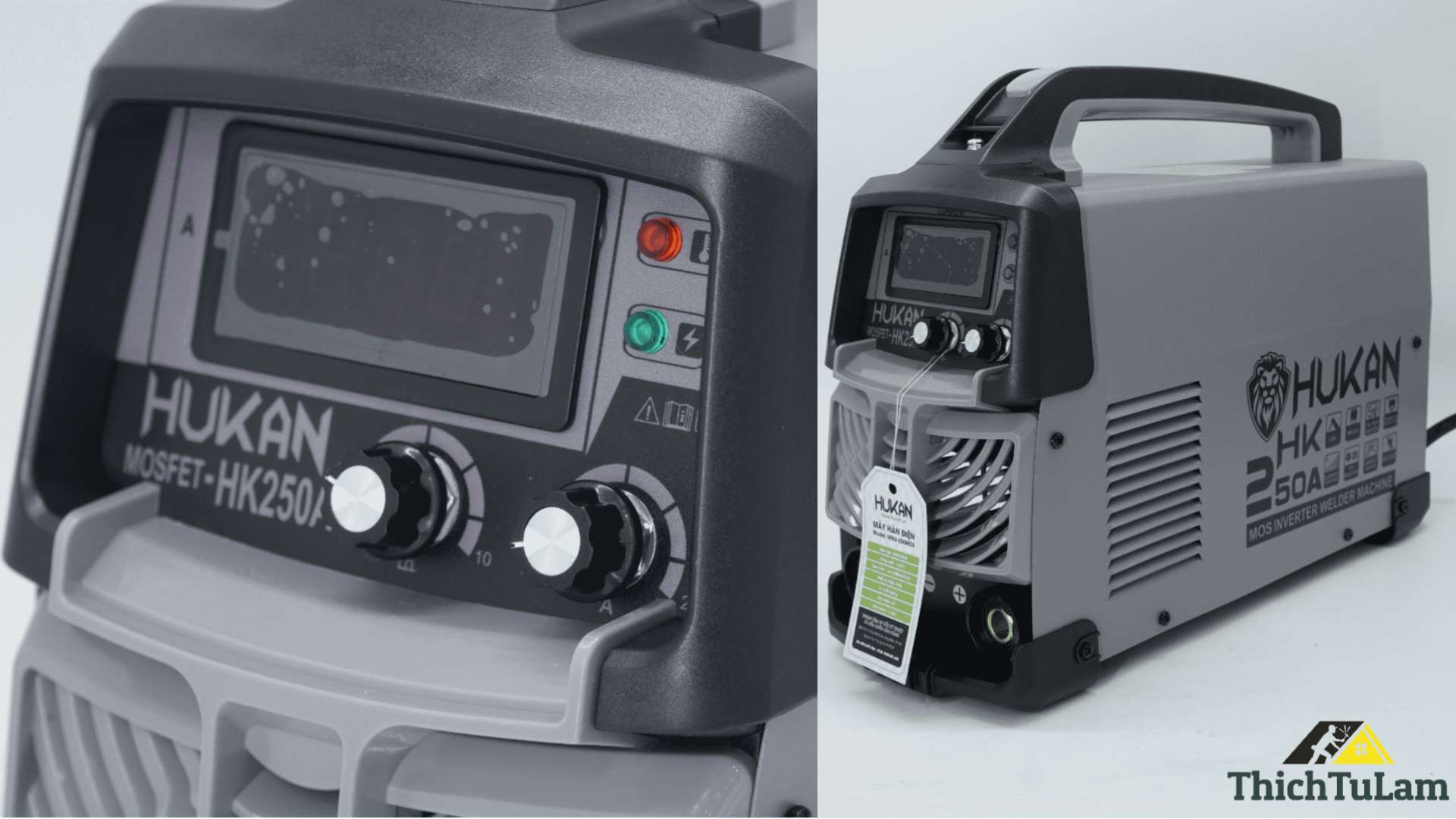 Máy hàn que 1.6-4.0mm 250A Hukan MMA-250MOS
