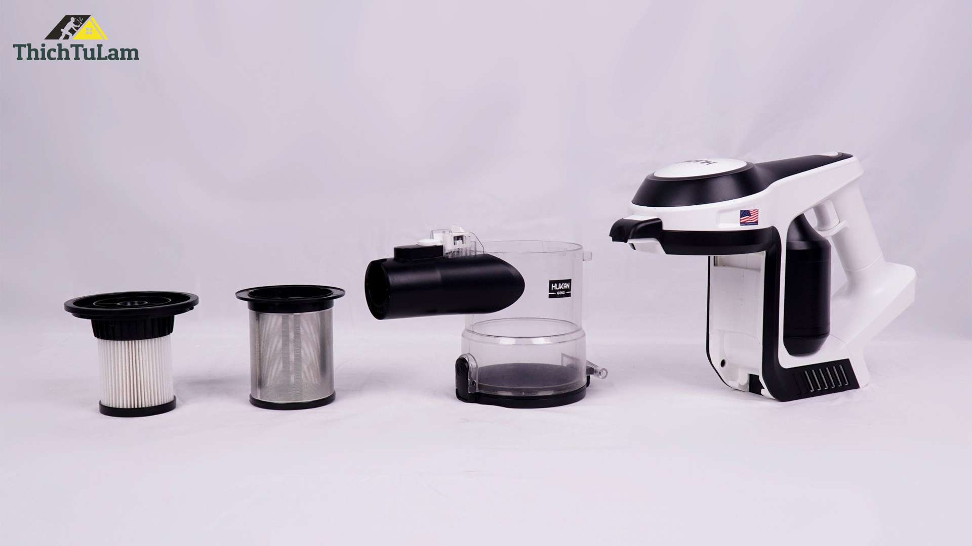 Máy Hút Bụi Pin Hukan HVC201BL