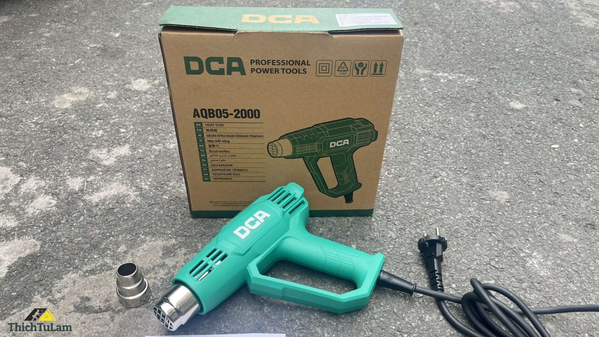 Máy khò nhiệt DCA AQB05-2000