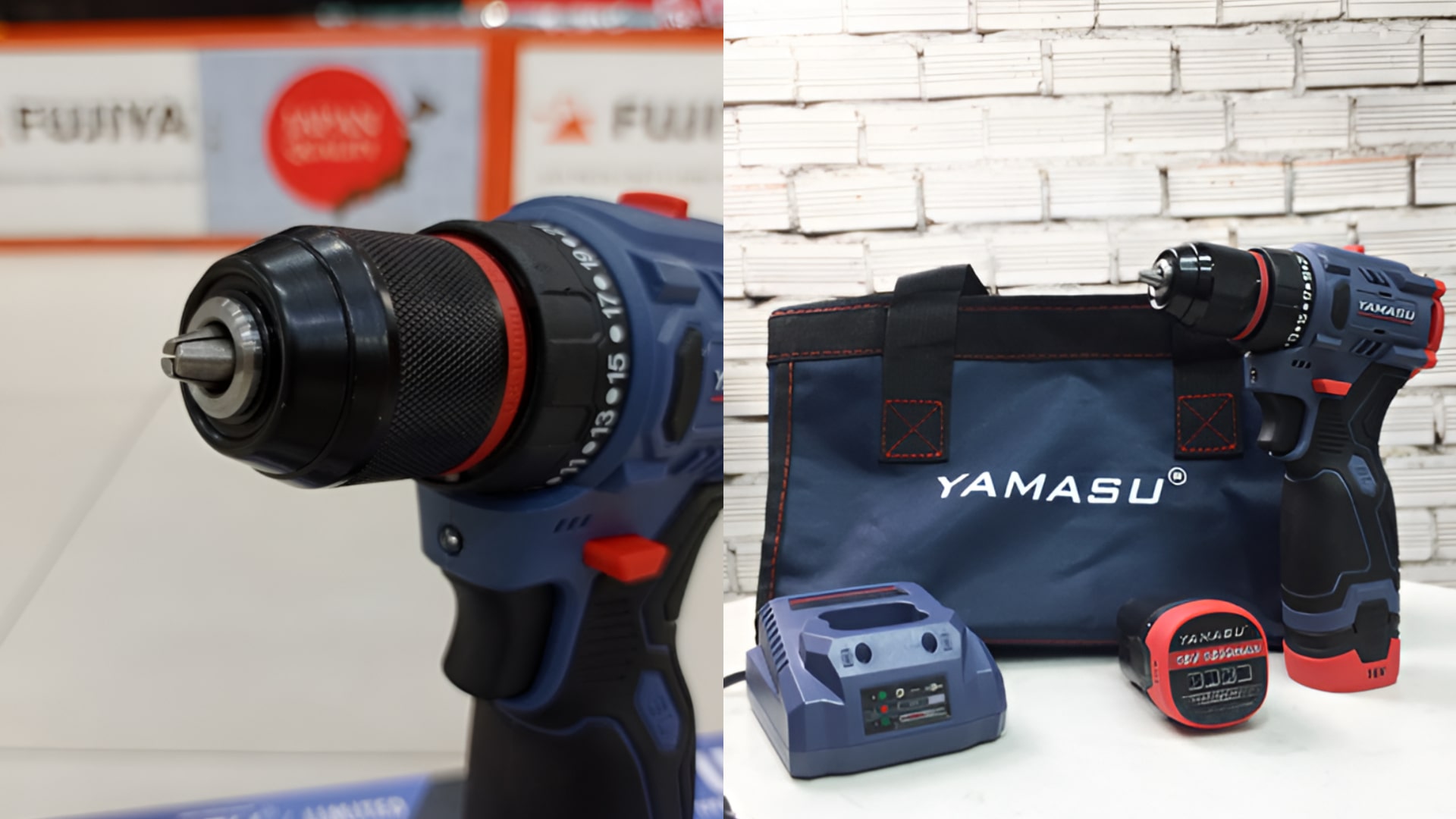 Máy khoan bắn vít có búa Yamasu