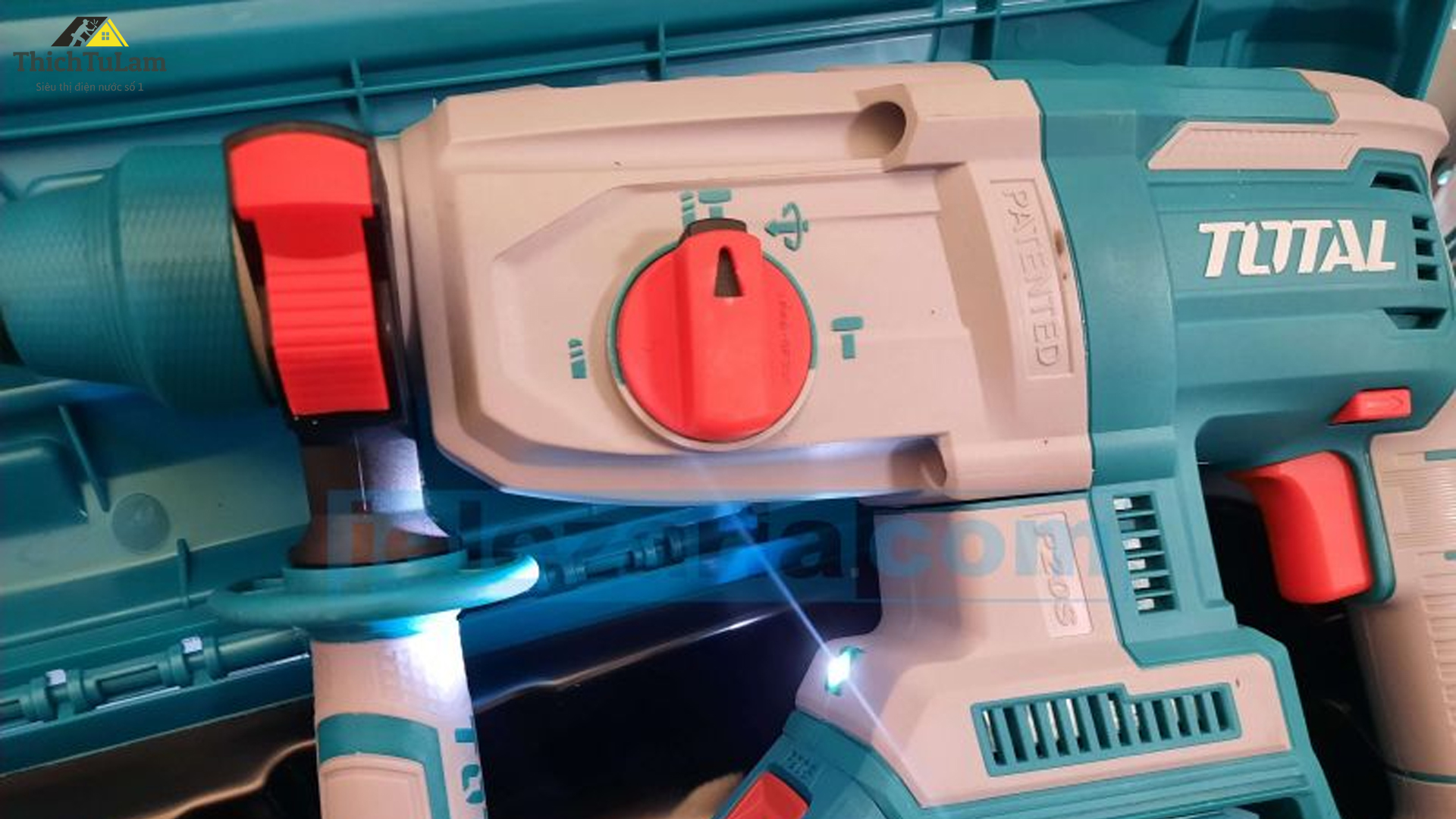 Nút chỉnh chế độ máy khoan bê tông pin 20V Total TRHLI202287