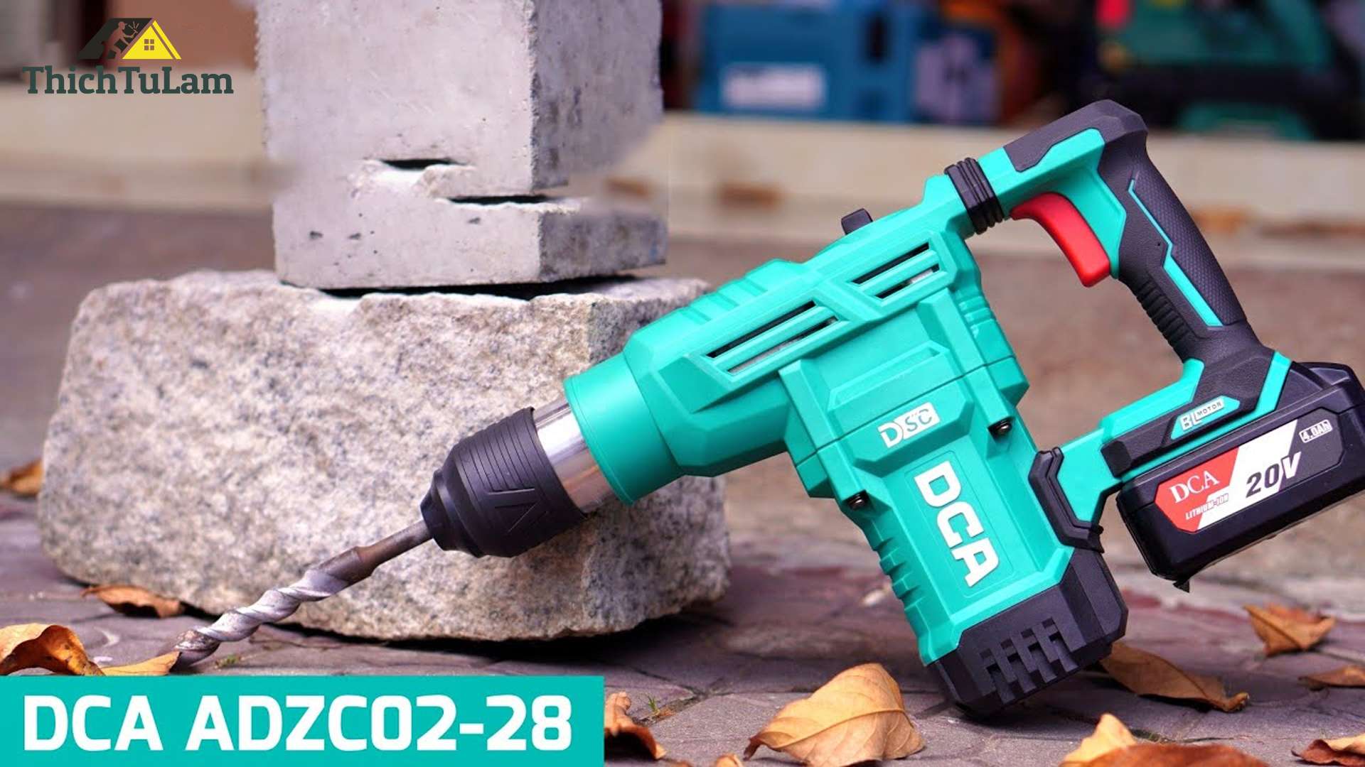 Máy Khoan Bê Tông Pin DCA 20V ADZC02-28