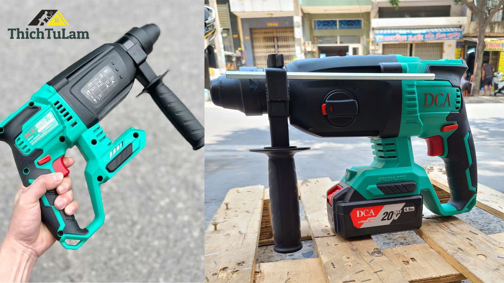 Máy Khoan Bê Tông Pin DCA ADZC04-24