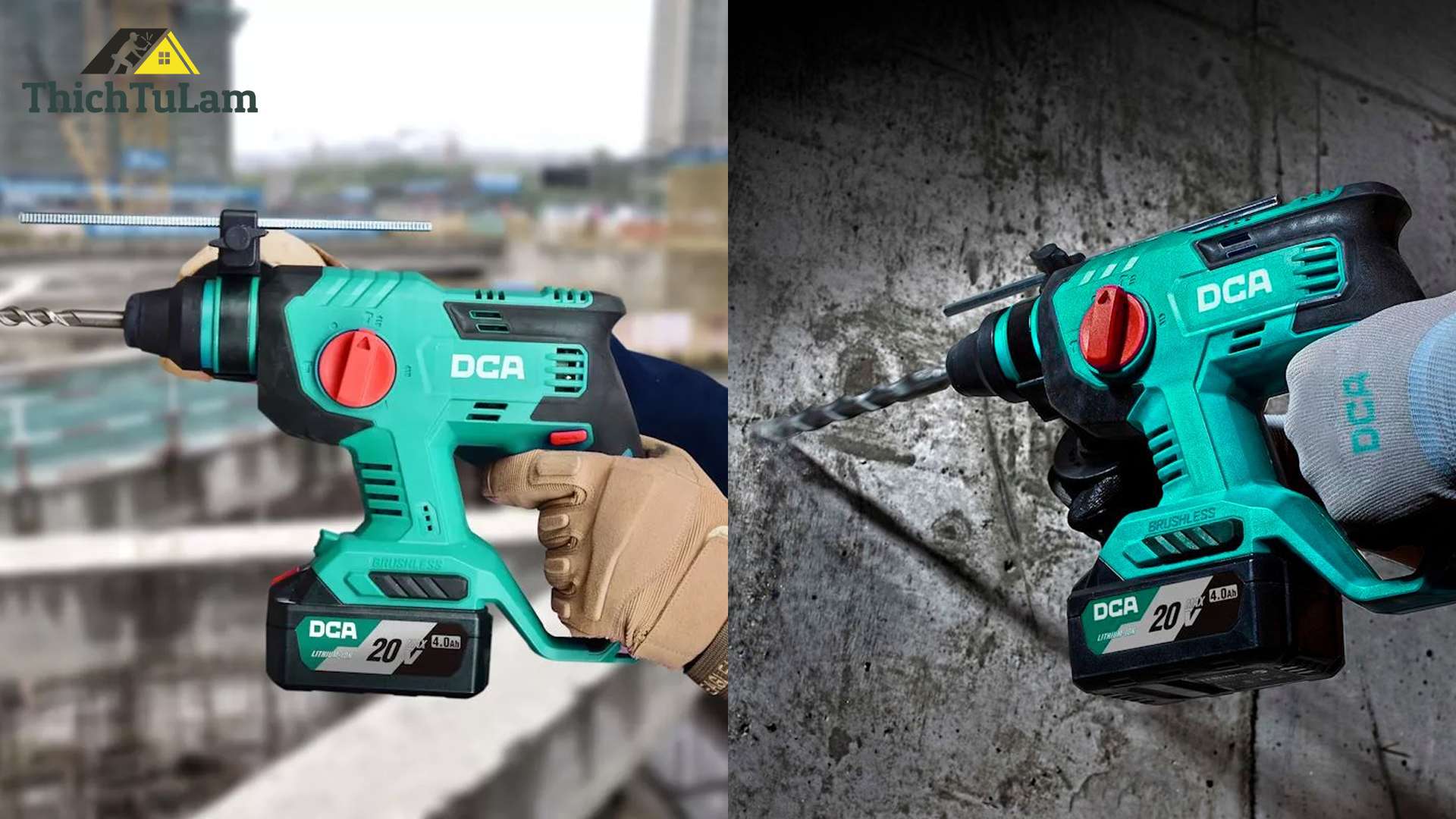 Máy Khoan Bê Tông Pin DCA ADZC22