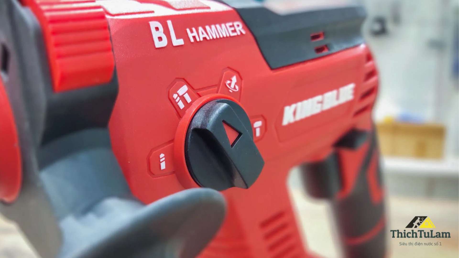 máy khoan bê tông pin 18V Kingblue KM18QF (Chân pin Makita)