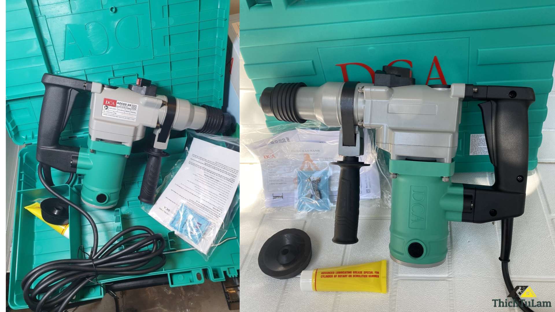 Máy khoan đục bê tông điện 2 chức năng DCA 960W AZC02-28