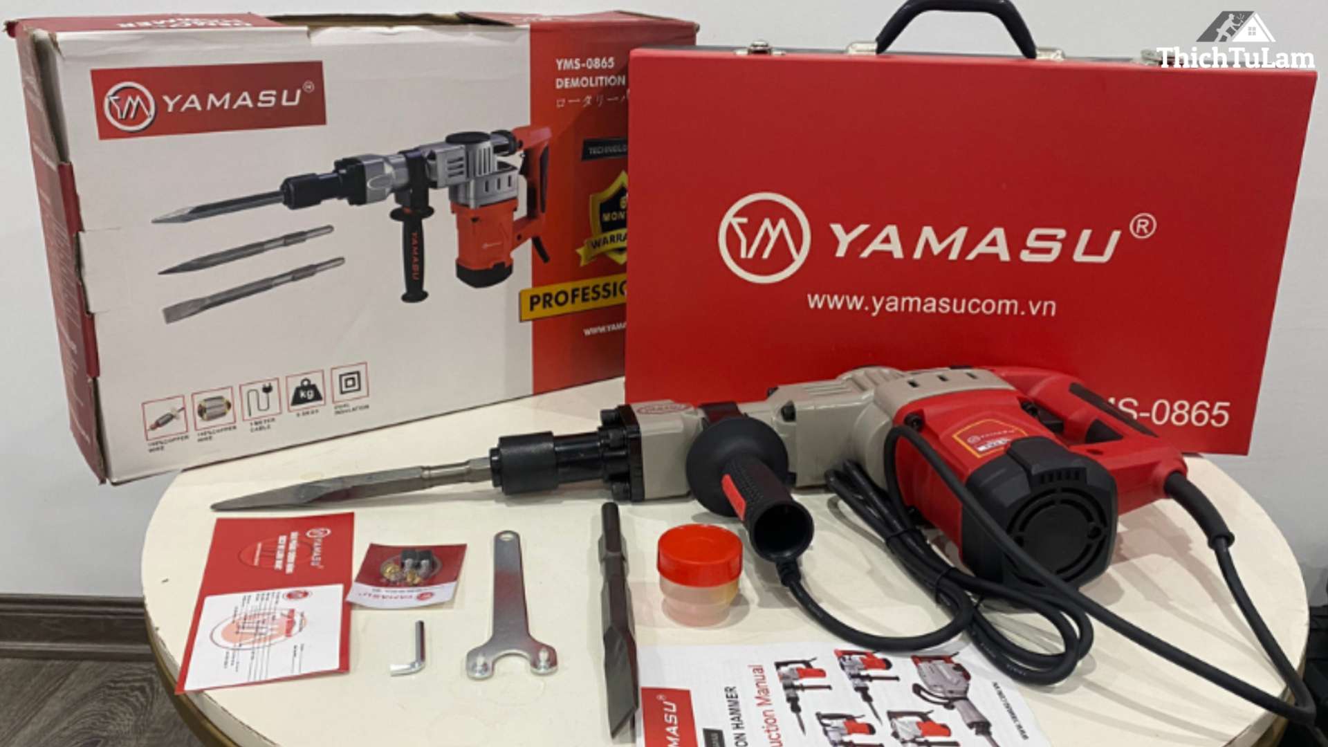 MÁY ĐỤC BÊ TÔNG YAMASU YMS-0865 NÒNG LỚN 35MM