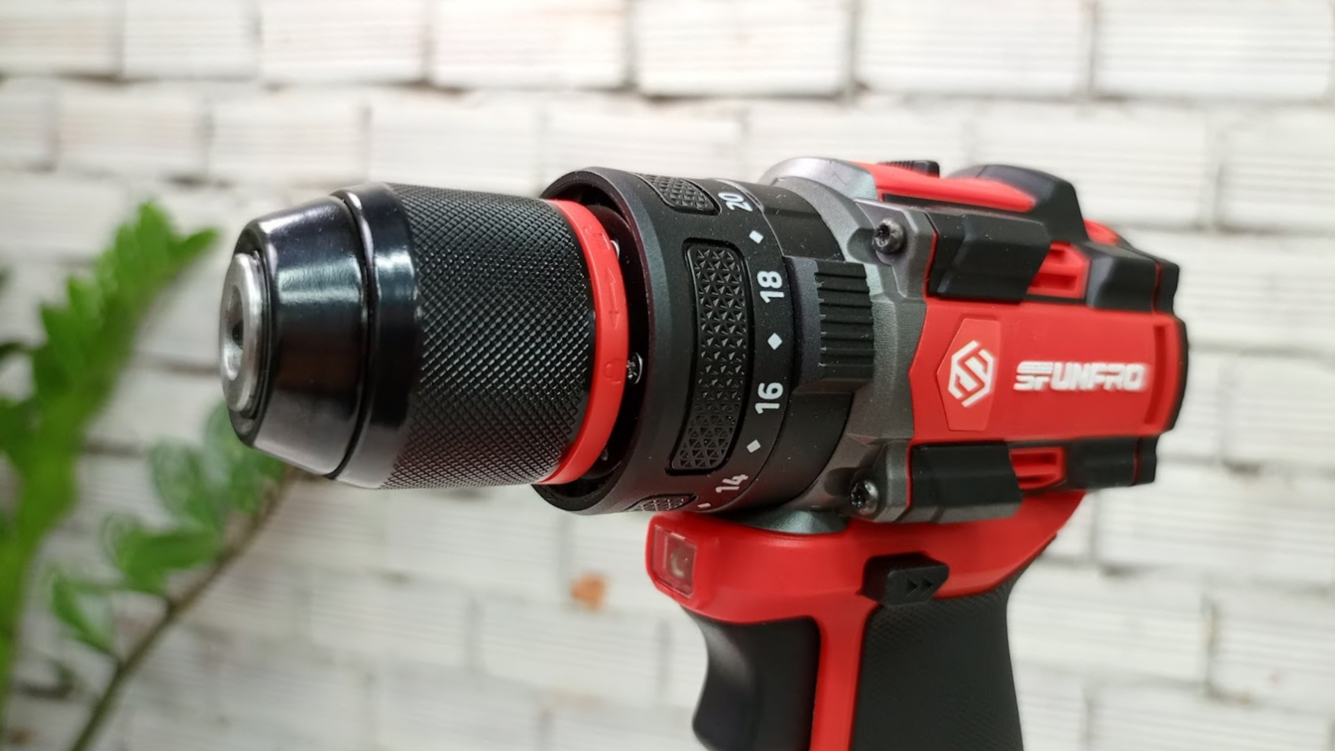 Máy khoan Pin 20V động lực 10mm (2 pin + 1 sạc) Sfunpro S20BL6810R.2