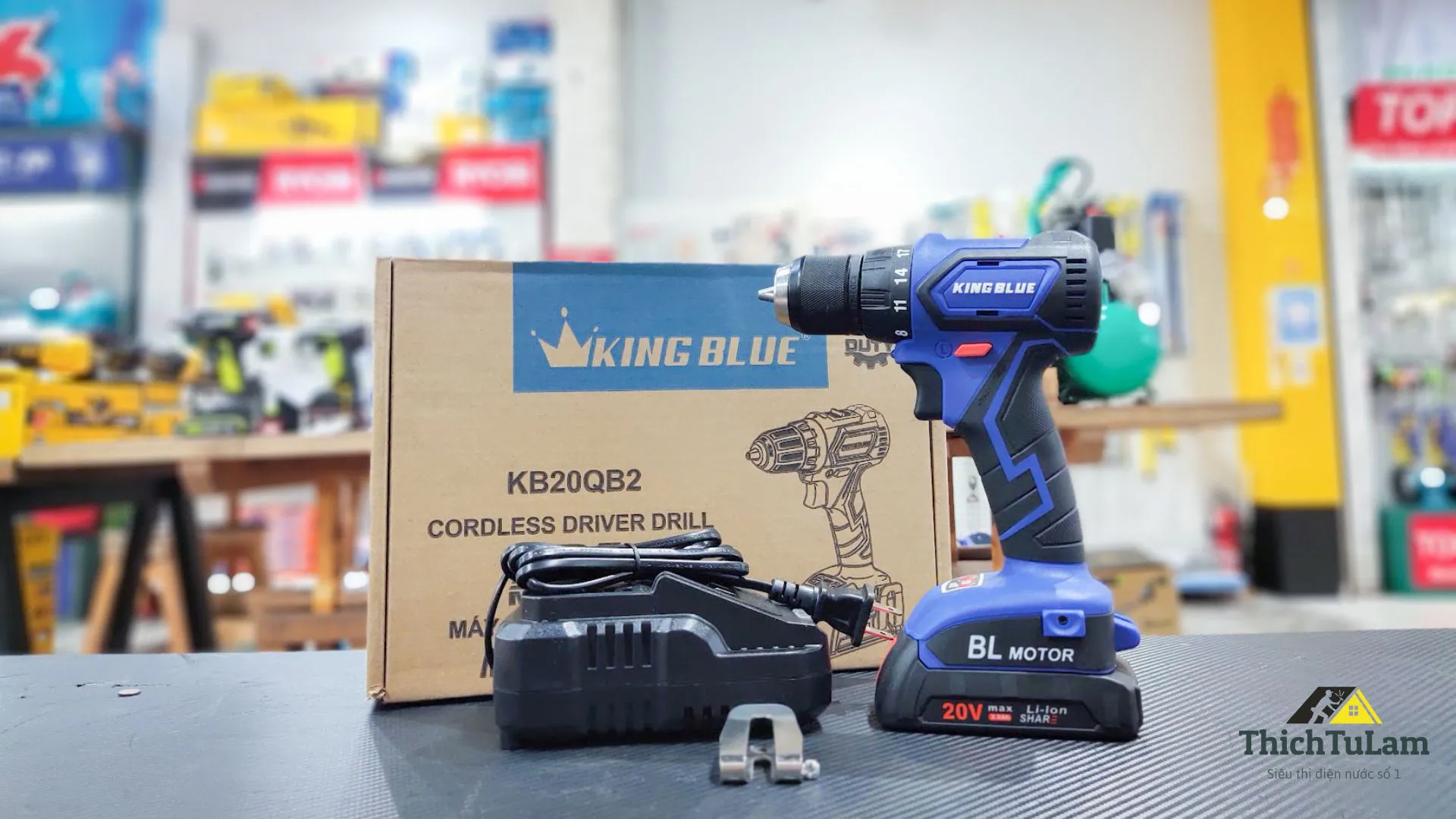 MÁY KHOAN PIN 20V KINGBLUE KB20QB2