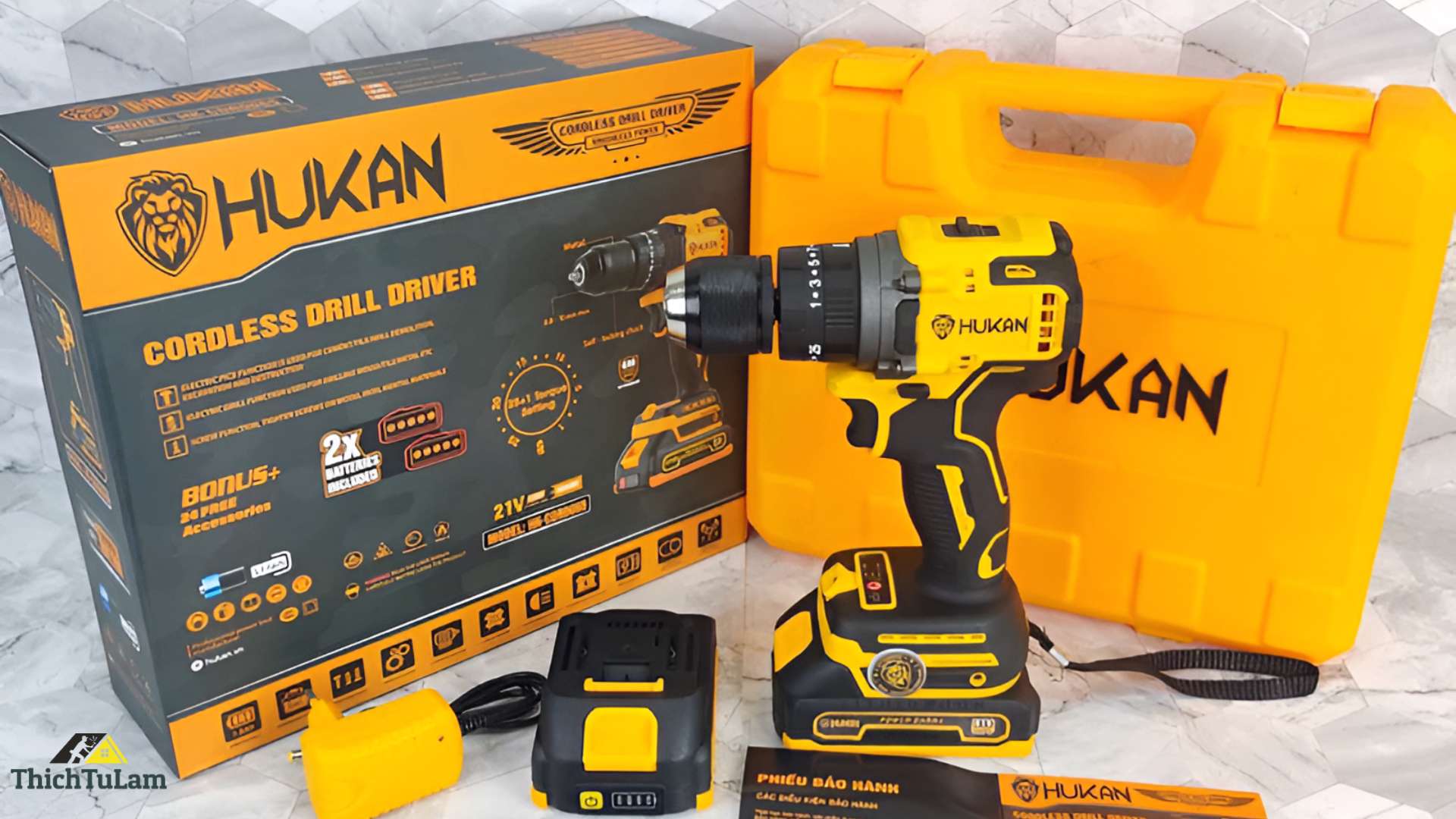 Máy khoan pin Hukan CDR0065