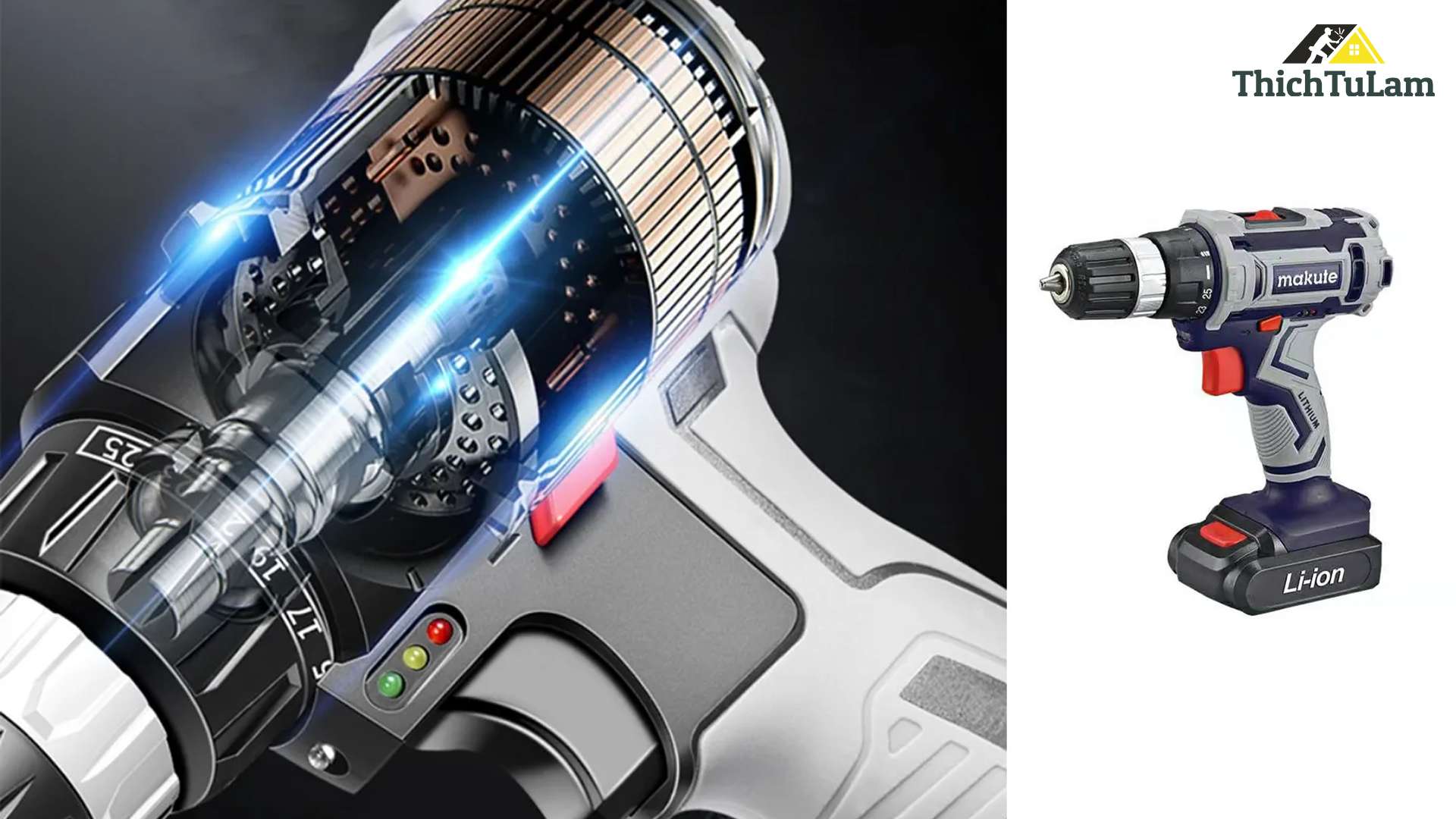 MÁY KHOAN PIN LI-ION 20V MAKUTE CD027