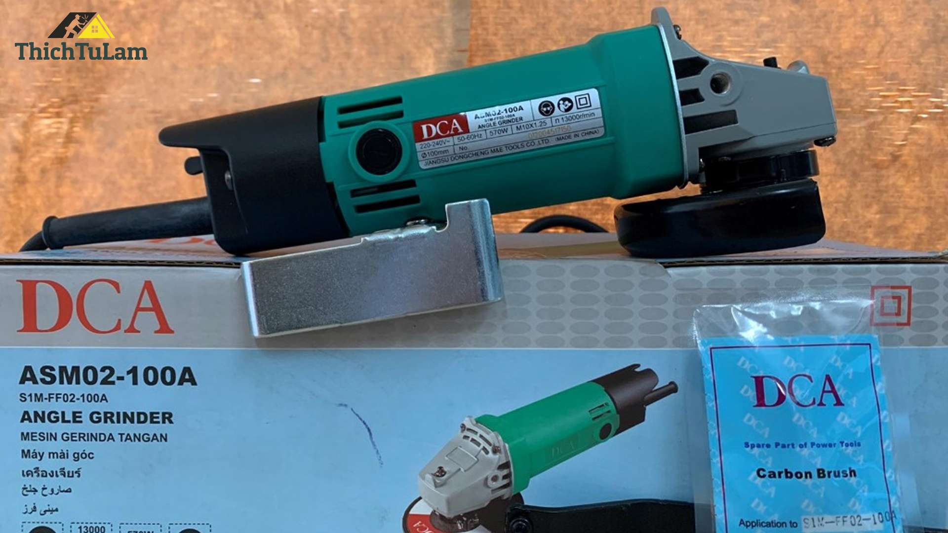 Máy mài góc 100mm 570W ASM02-100A