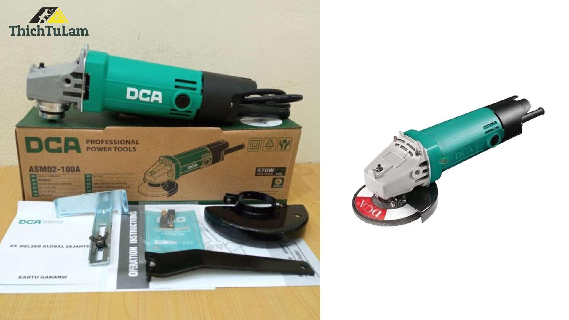 Máy mài góc 100mm 570W ASM02-100A