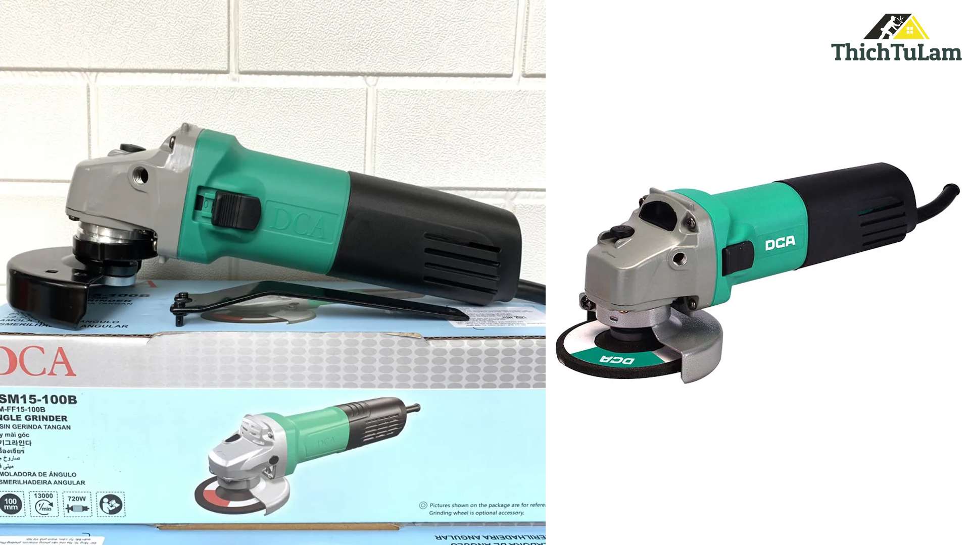 Máy mài góc 100mm 710W DCA ASM03-100A