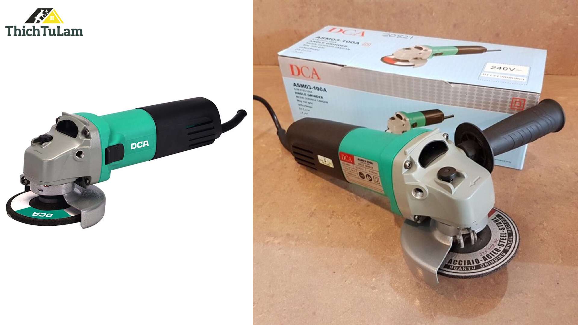 Máy mài góc 100mm 710W DCA ASM03-100A