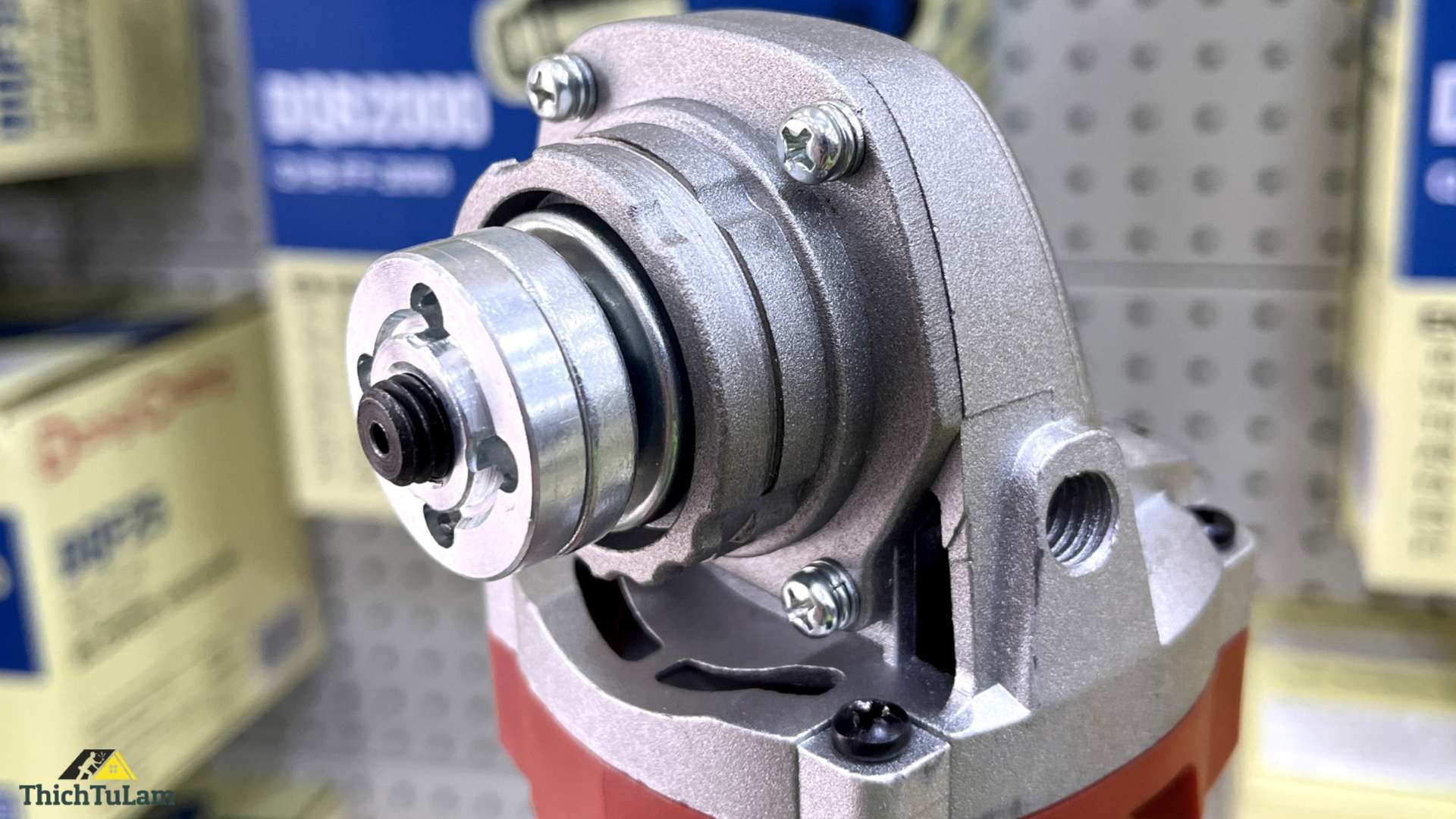 Đầu máy mài góc pin Amaxtools