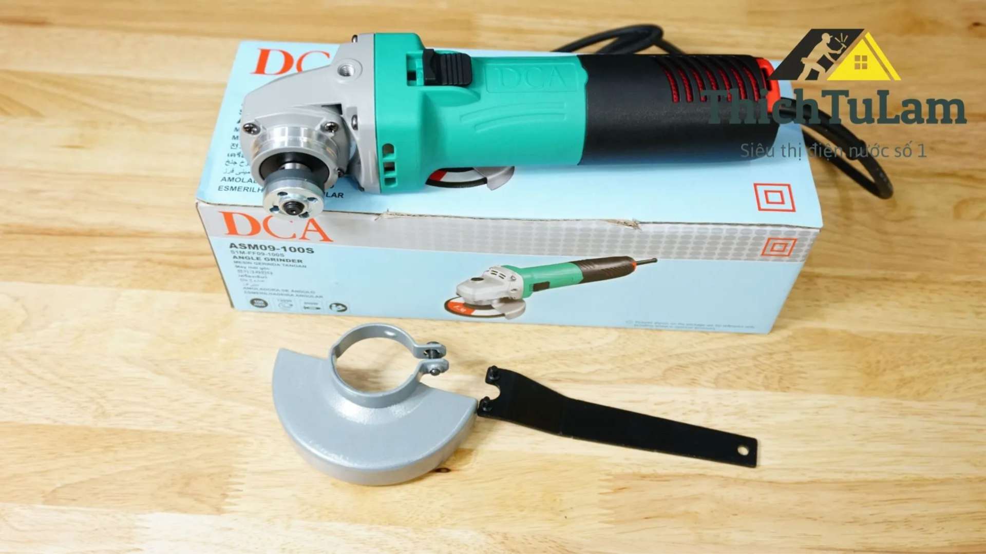 Máy mài góc 100mm tay cầm nhỏ 800W DCA ASM09-100S