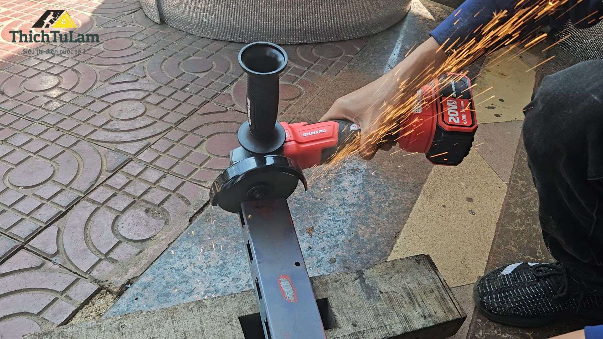 MÁY MÀI GÓC PIN SFUNPRO