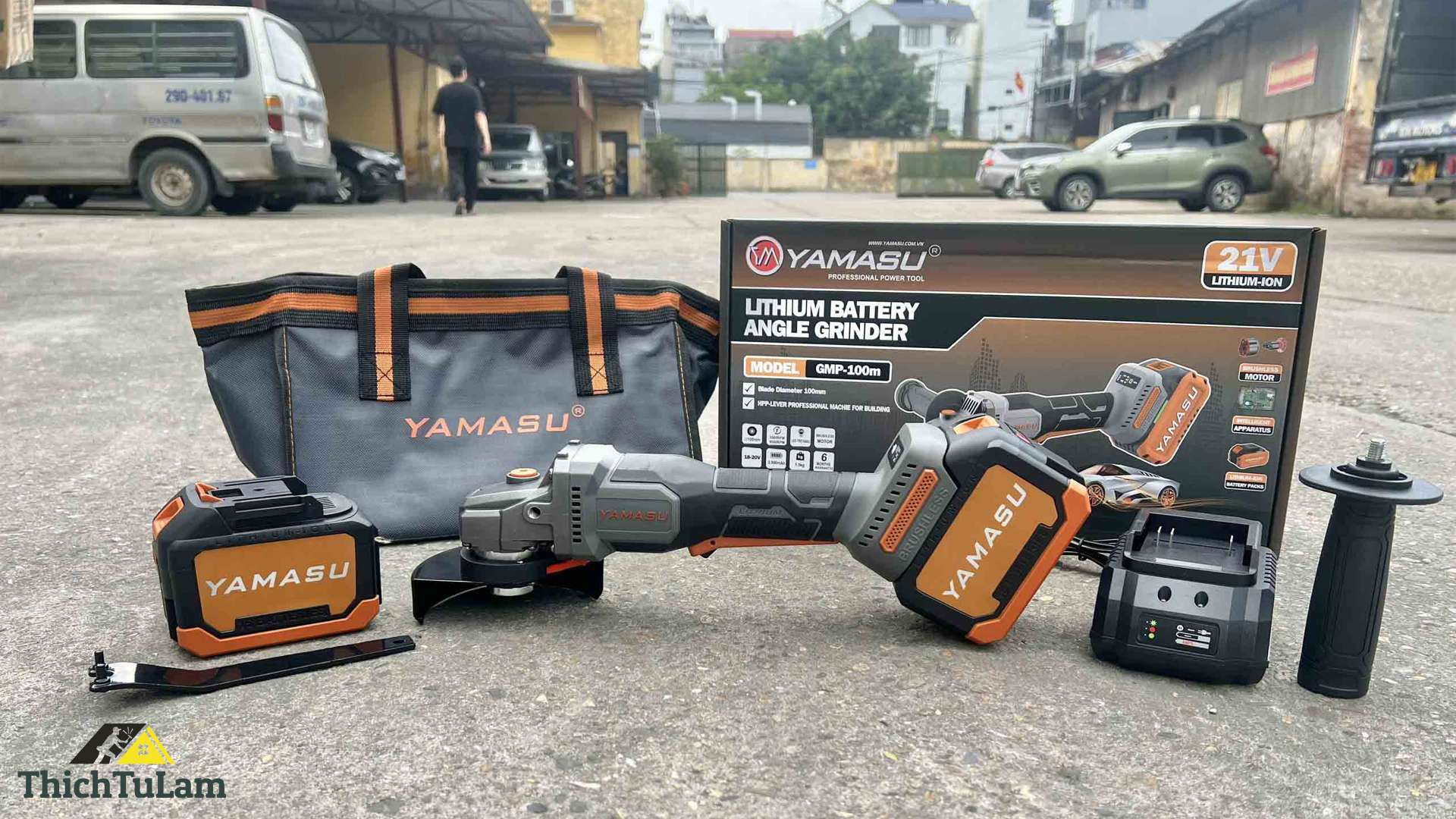 Máy mài góc pin chống kẹt đĩa Yamasu GMP-100M