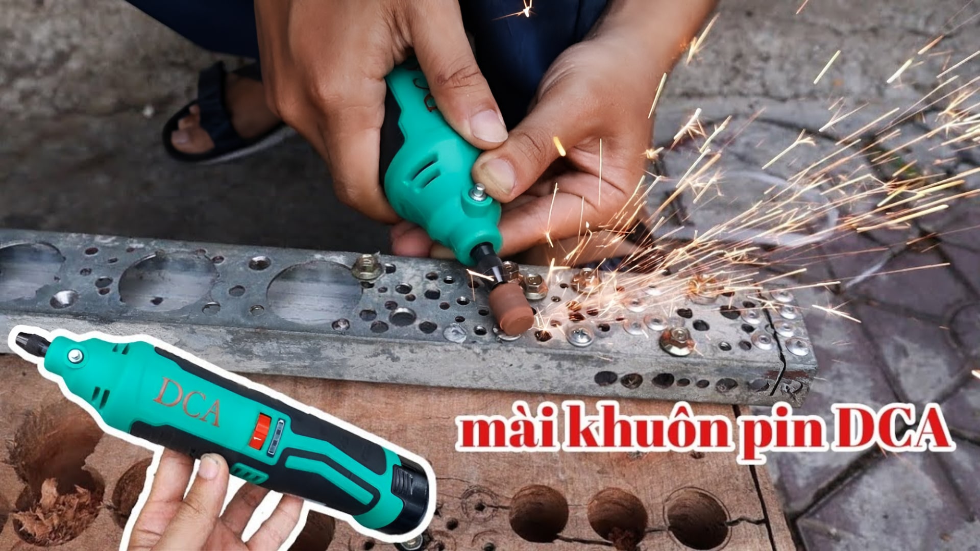 Máy mài khuôn dùng pin DCA ADSJ10 giá rẻ bất ngờ