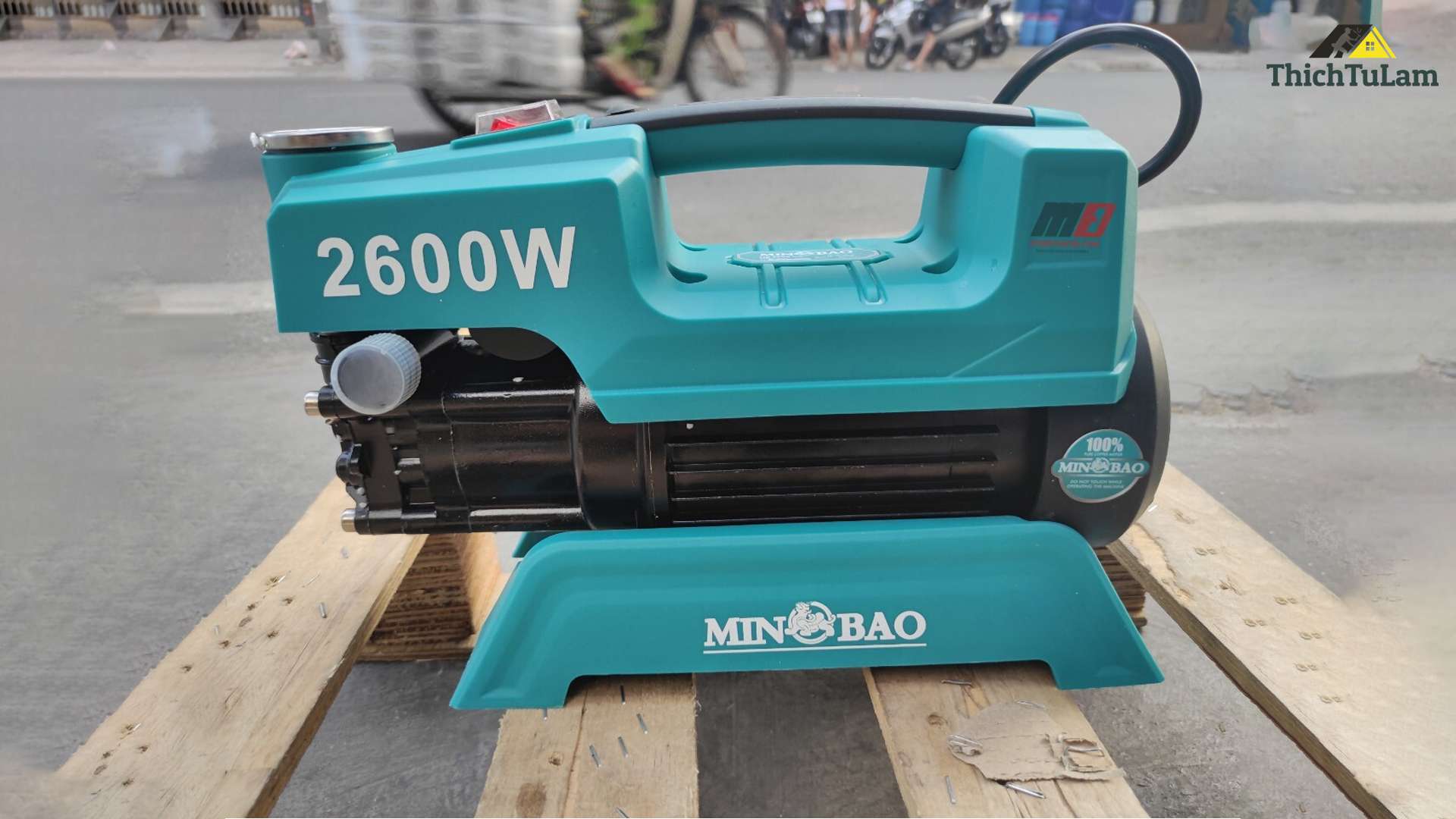 MÁY RỬA XE CÓ CHỈNH ÁP 2600W MINBAO MB-2600T