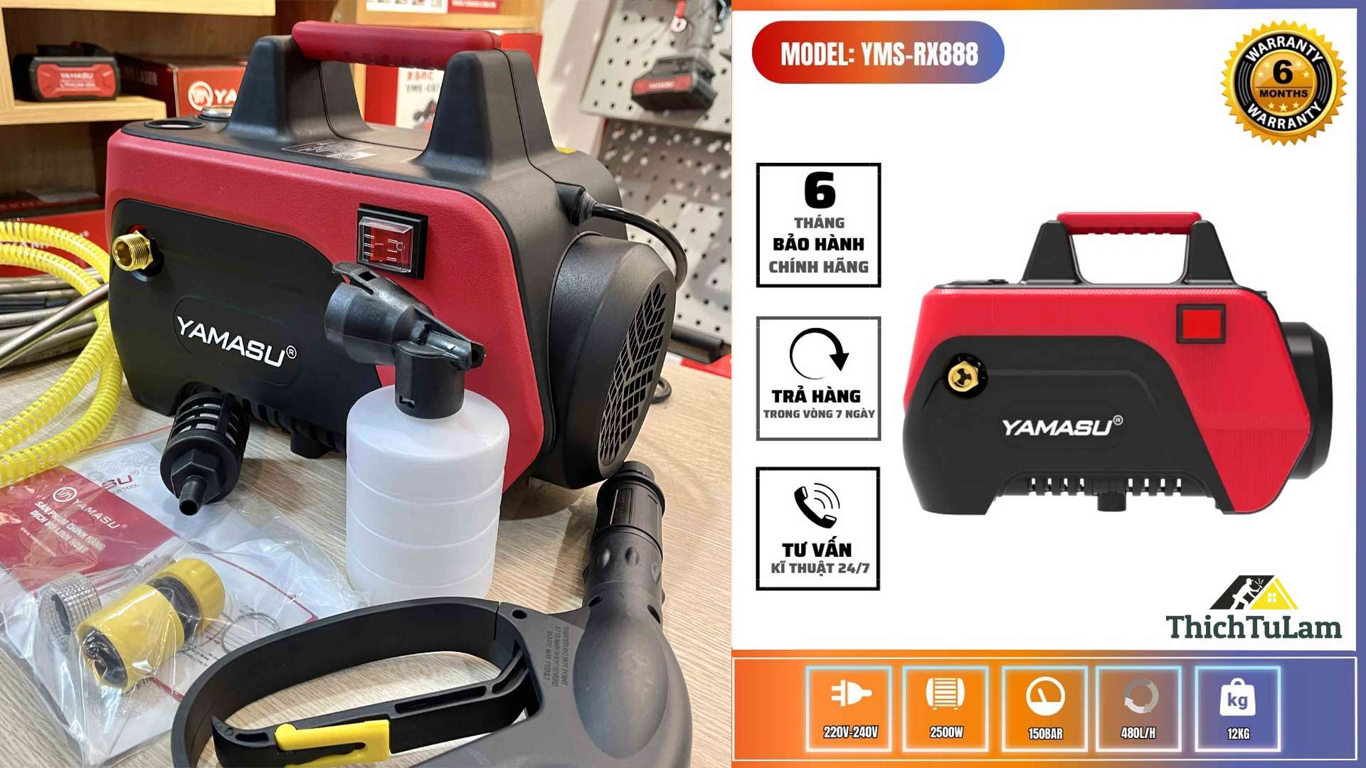 Máy Rửa Xe Yamasu RX888