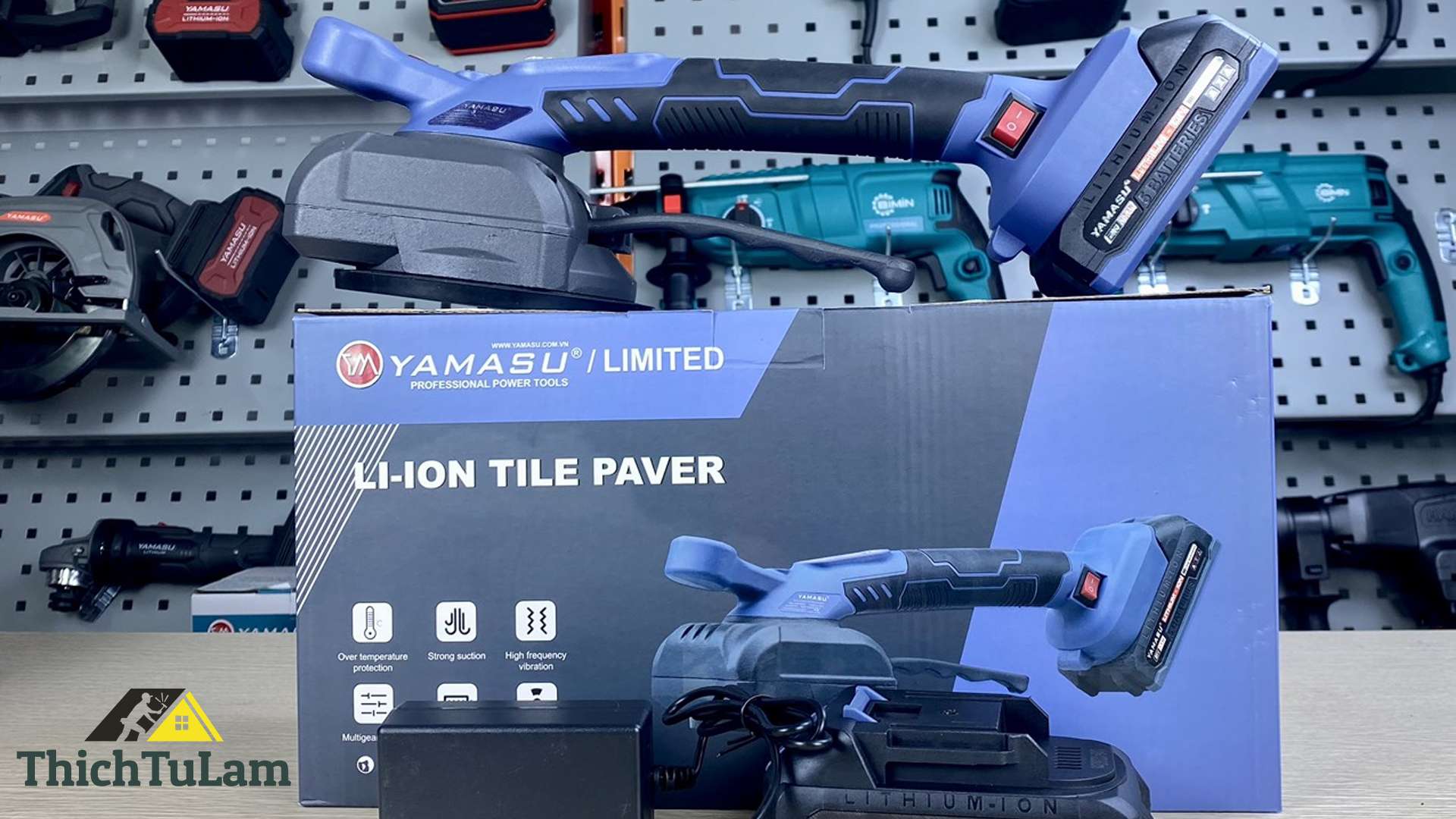 Máy Rung Lát Gạch Yamasu M200RG