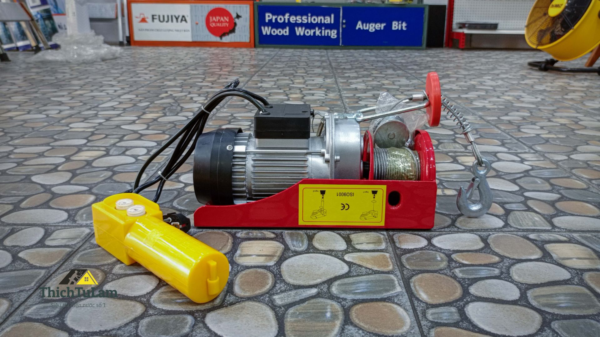 Máy tời điện 14m/p 70-100kg Phi An PA200