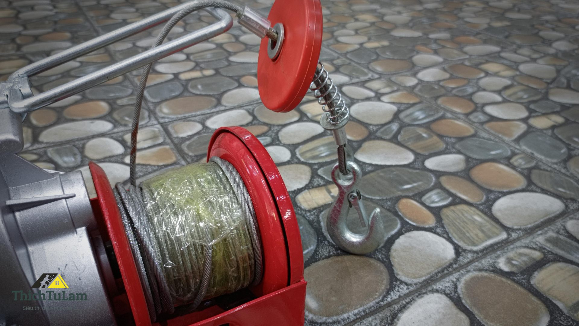 Máy tời điện 15m/p 120-140kg Phi An PA600