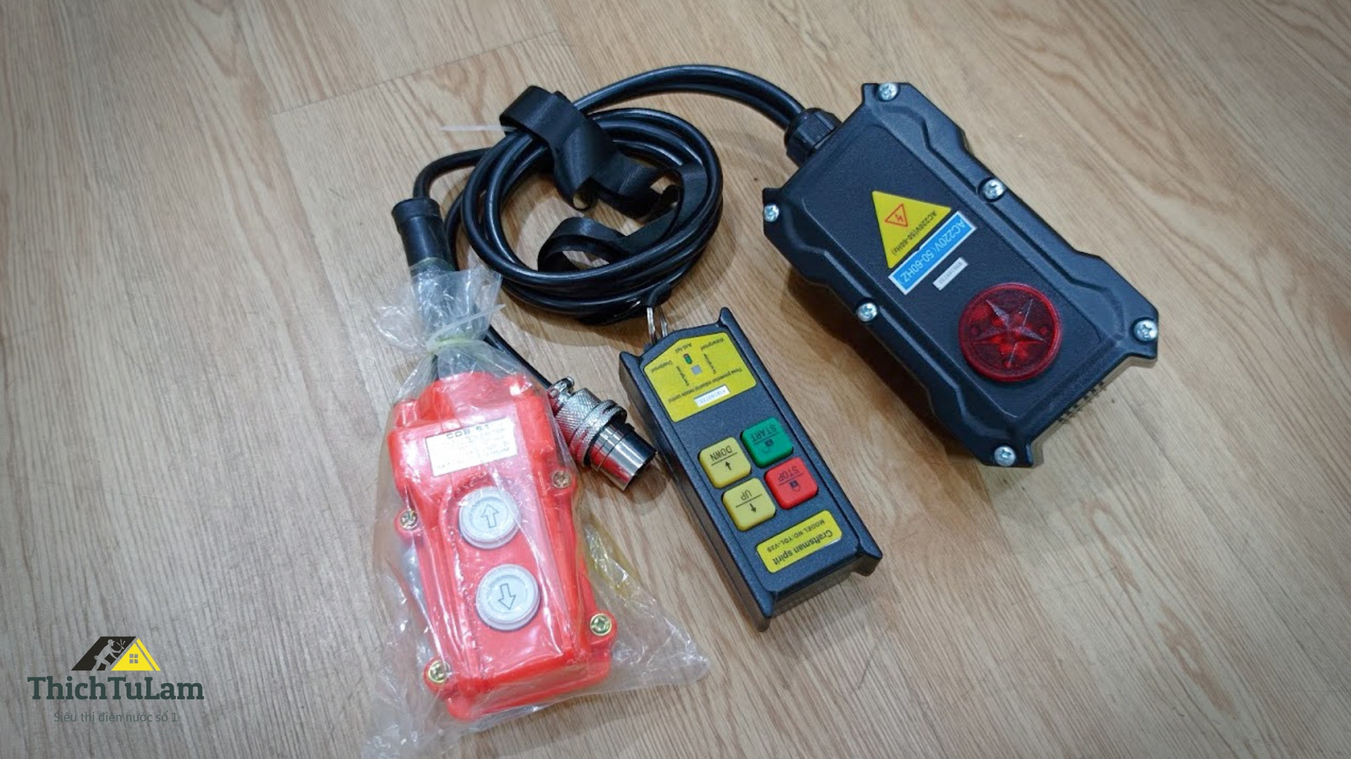 Máy tời điện 160kg remote không dây Phi An LH160