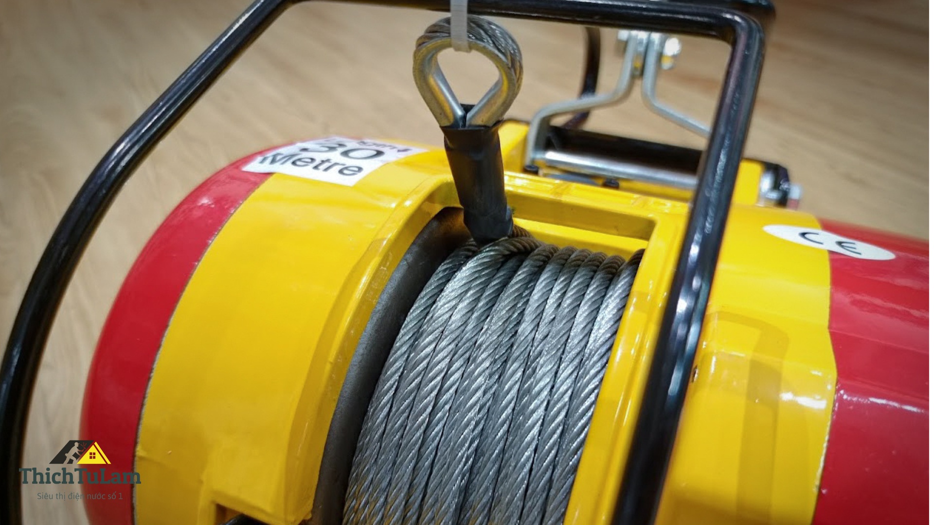 Máy tời điện 160kg remote không dây Phi An LH160