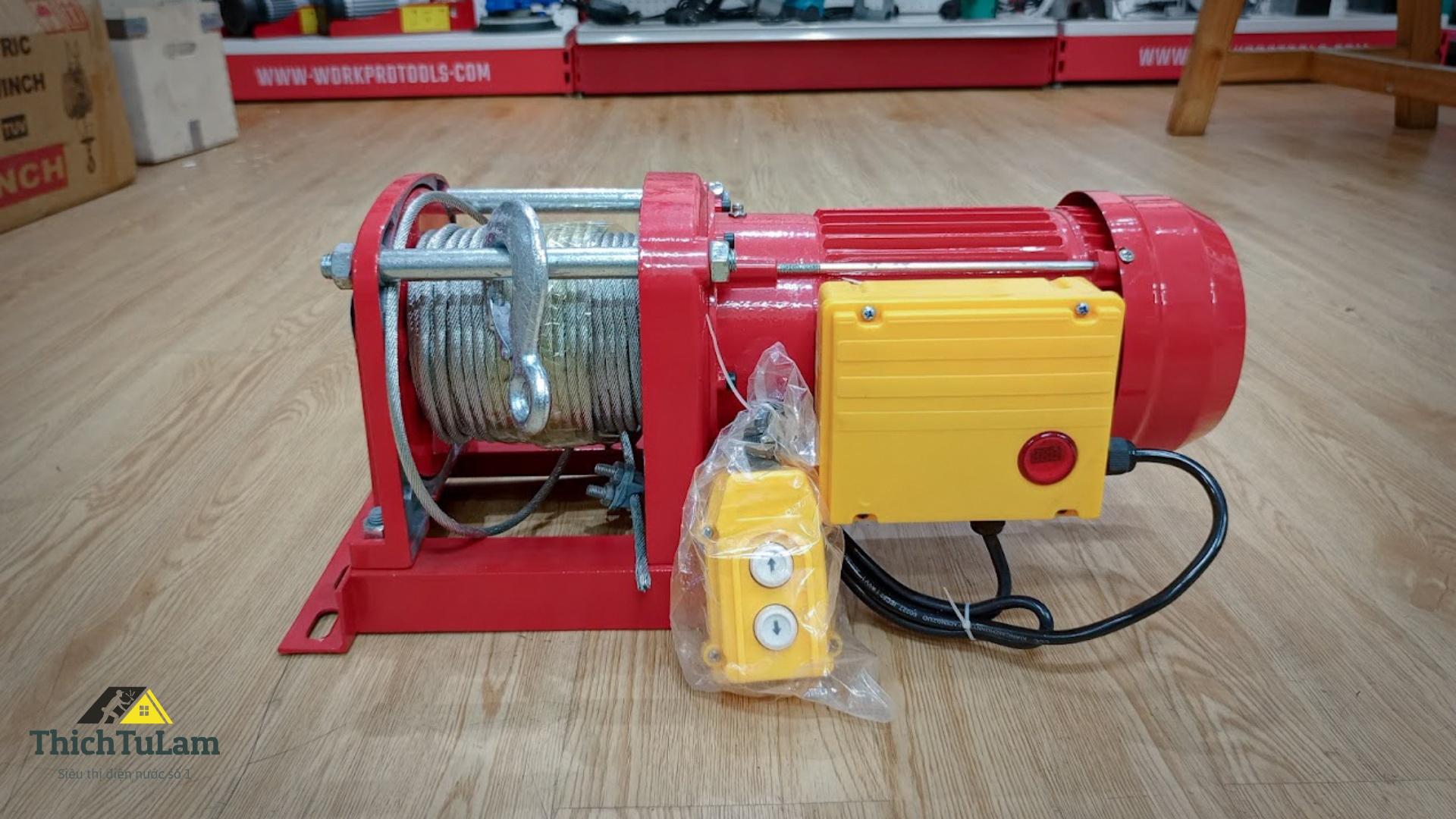 Máy tời điện 20m/p 200kg Phi An PA400/800