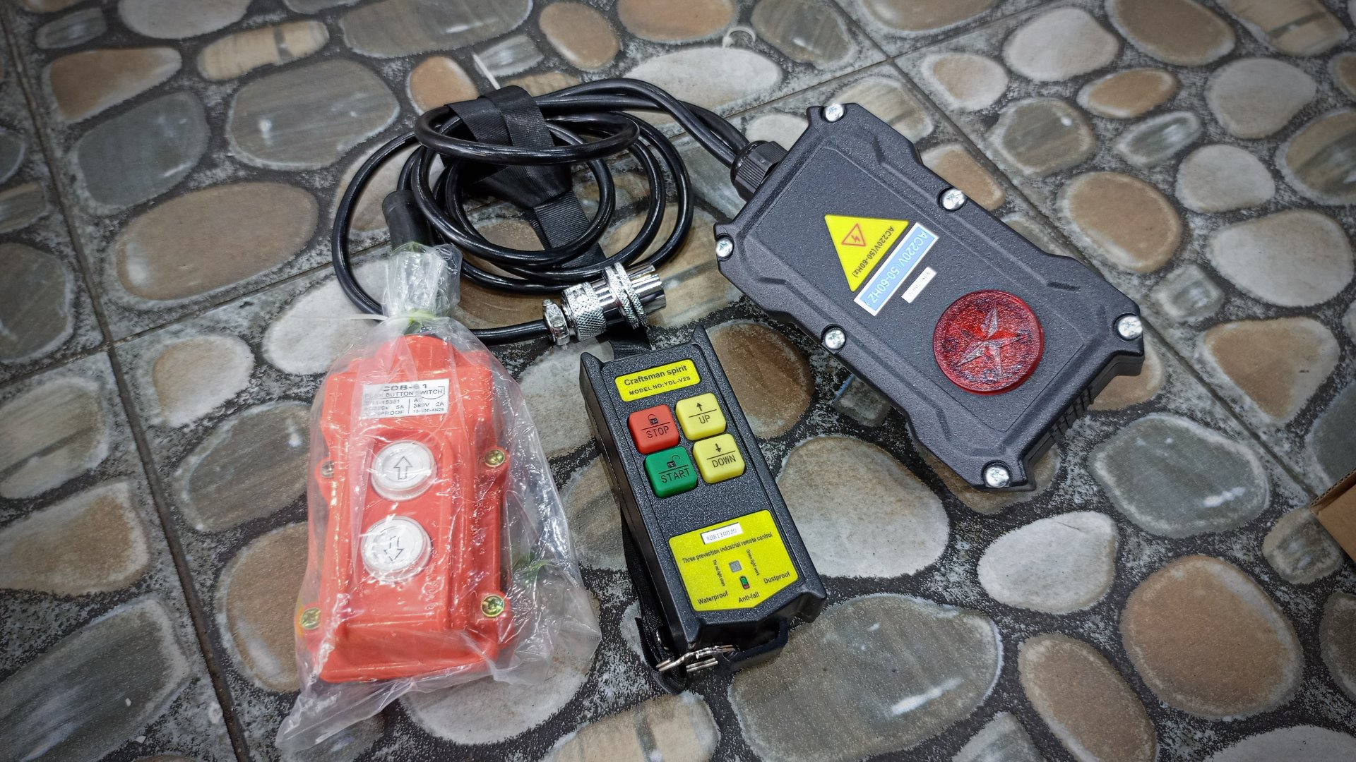 Máy tời điện 230kg remote không dây Phi An LH230