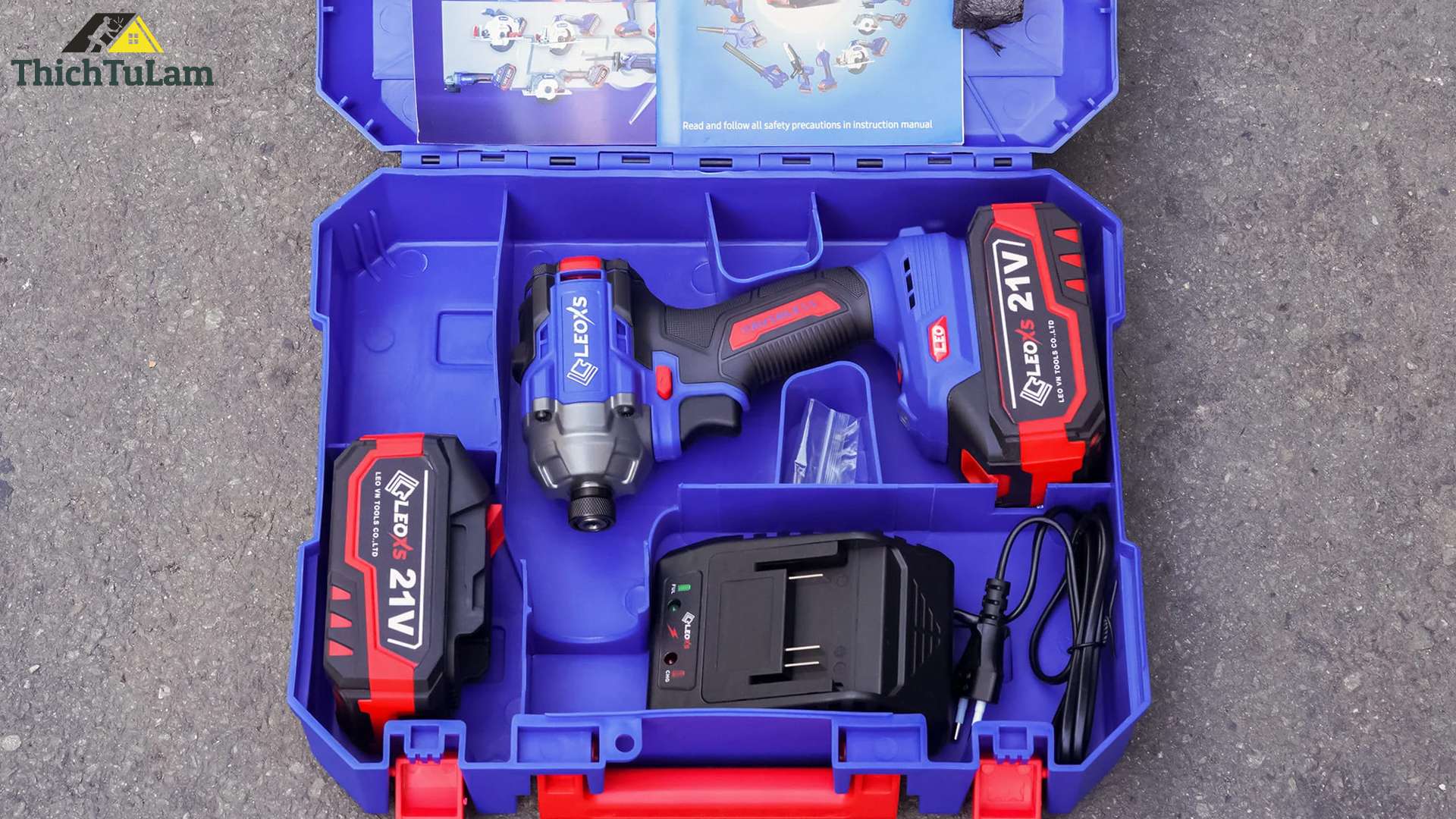 Máy Vặn Vít Dùng Pin Leo