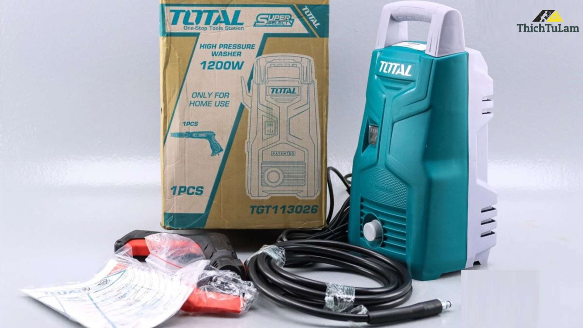 Máy xịt rửa 1200W Total TGT113026