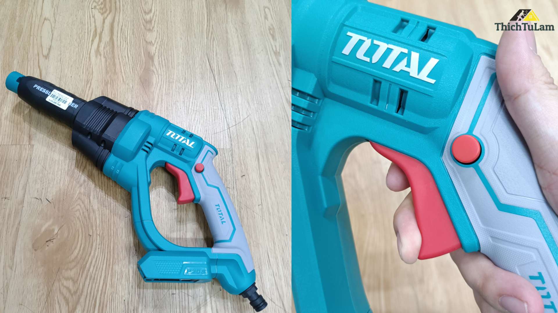 Thân máy xịt rửa dùng pin Lithium-Ion 20V Total TPWLI2008