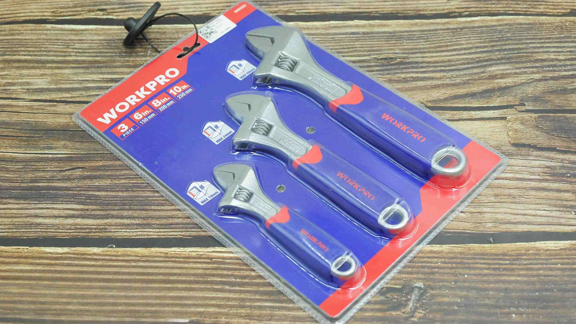 Mỏ lết răng điều chỉnh 3 chi tiết Workpro W003201