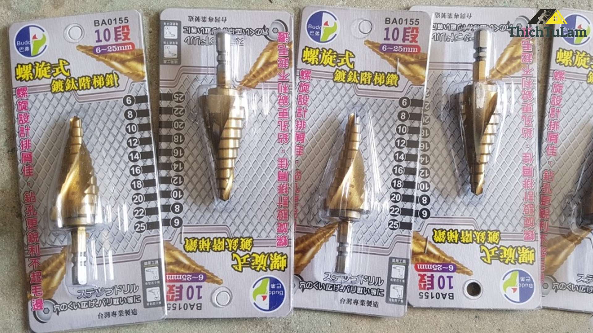 MŨI KHOAN THÁP XOẮN ĐUÔI LỤC GIÁC BUDDY