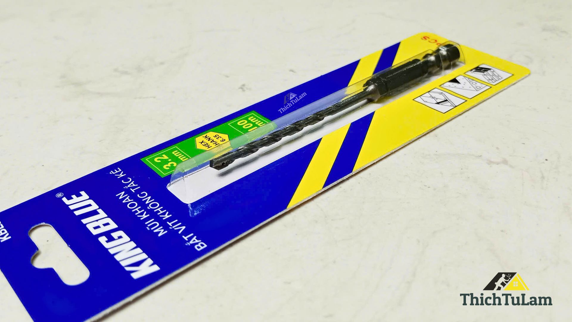 Mũi khoan tường không tắc kê Kingblue KBLJ-03.2x100